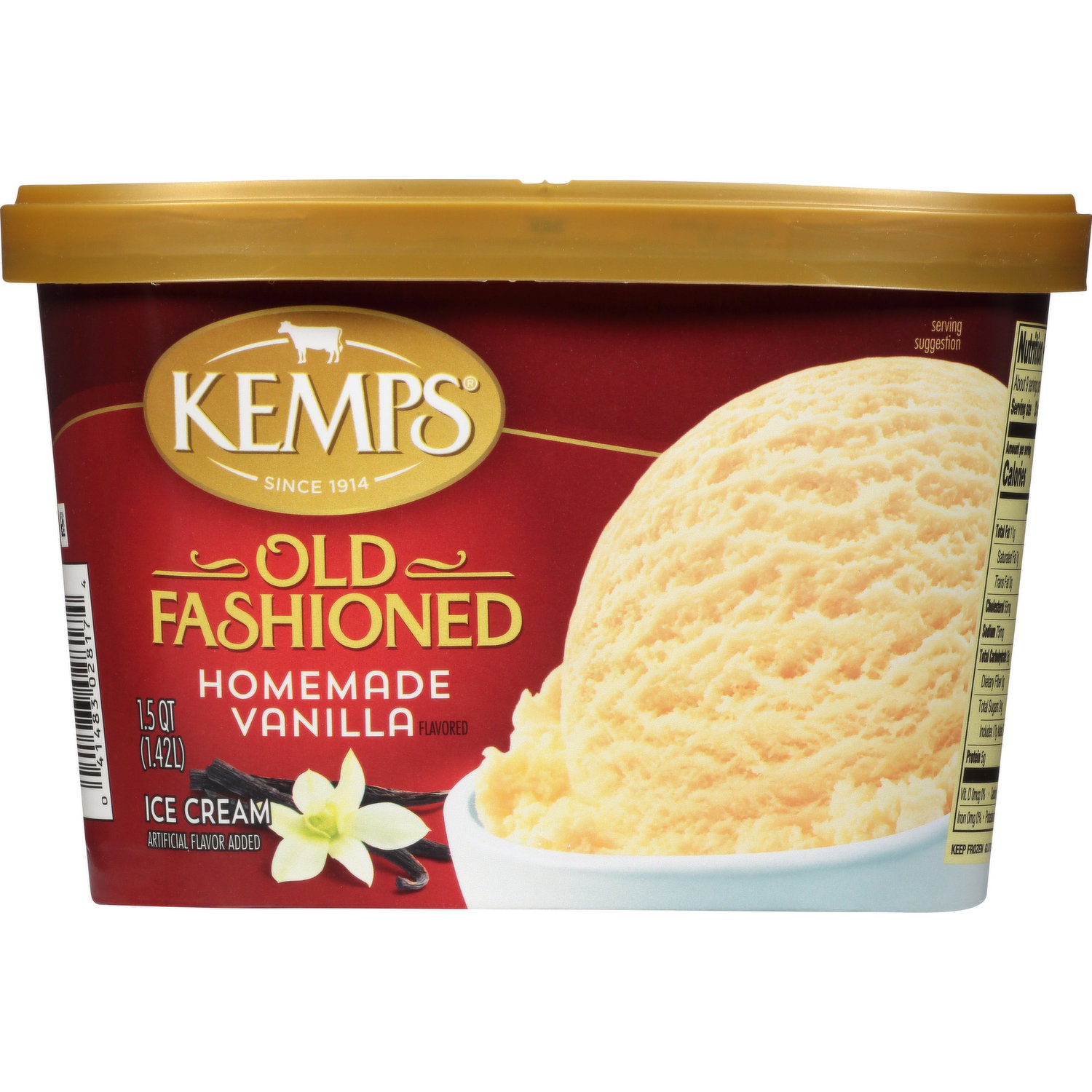 Kemps Throwback Ice Cream, GooGoo Cluster, Original Recipe