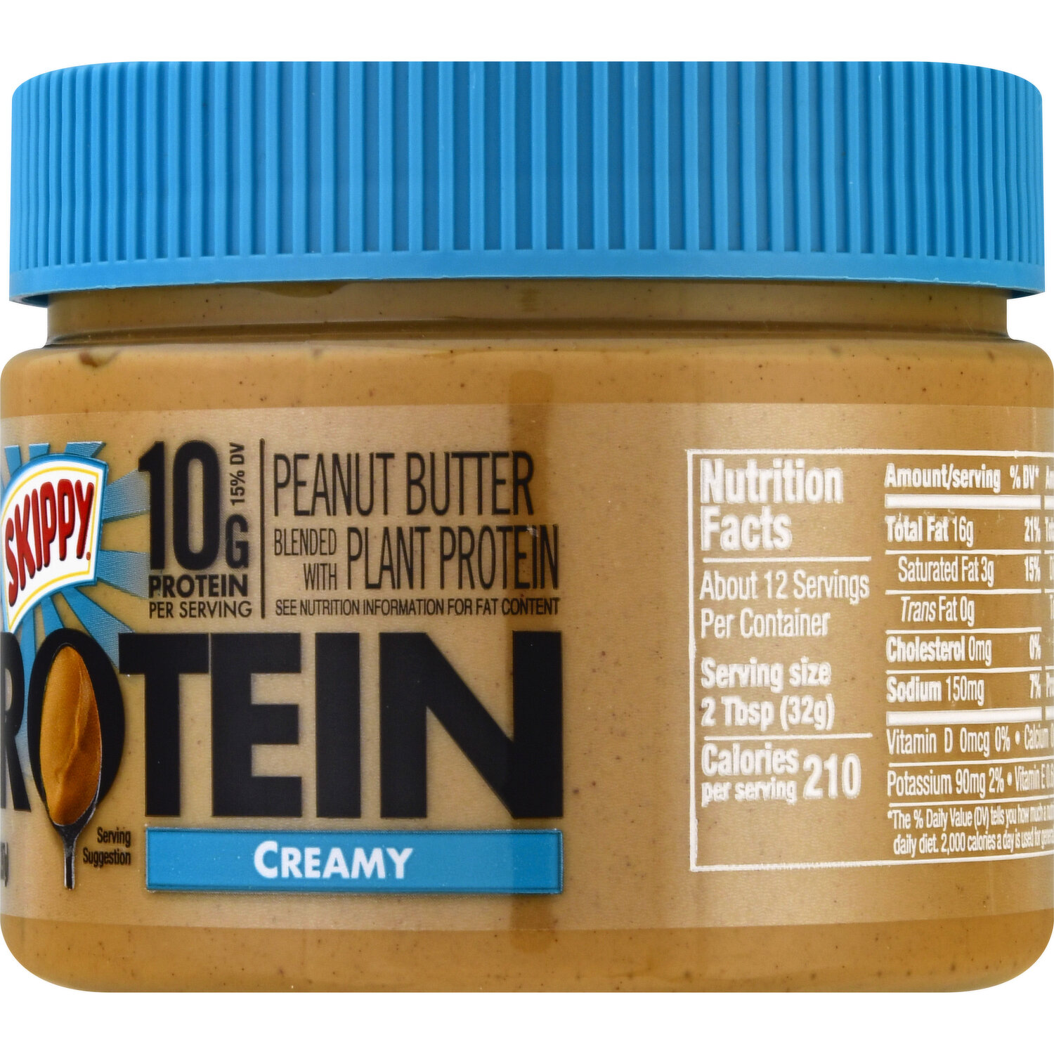 SKIPPY® Peanut Butter Blended with Plant Protein Creamy - Skippy® Brand Peanut  Butter