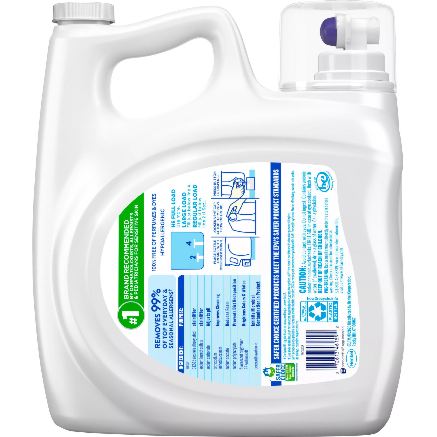 SmartLabel - Clorox 2 Free and Clear Laundry Stain Remover and