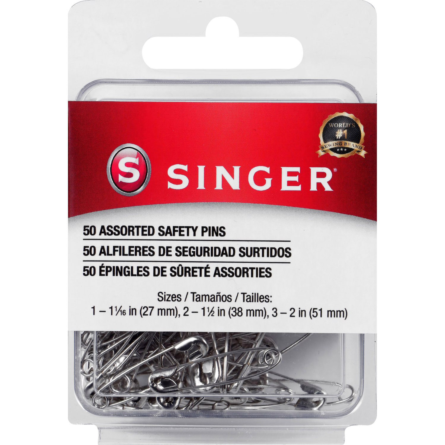 SINGER® Safety Pins in Jar, 100 pk - QFC