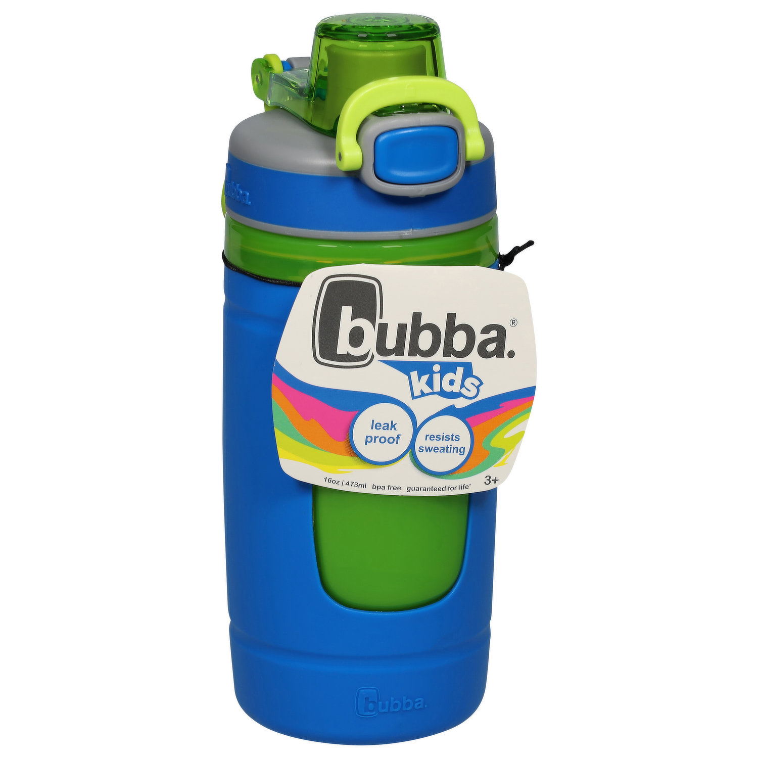 Bubba Flo Refresh Kids Water Bottle, 16oz, Azure