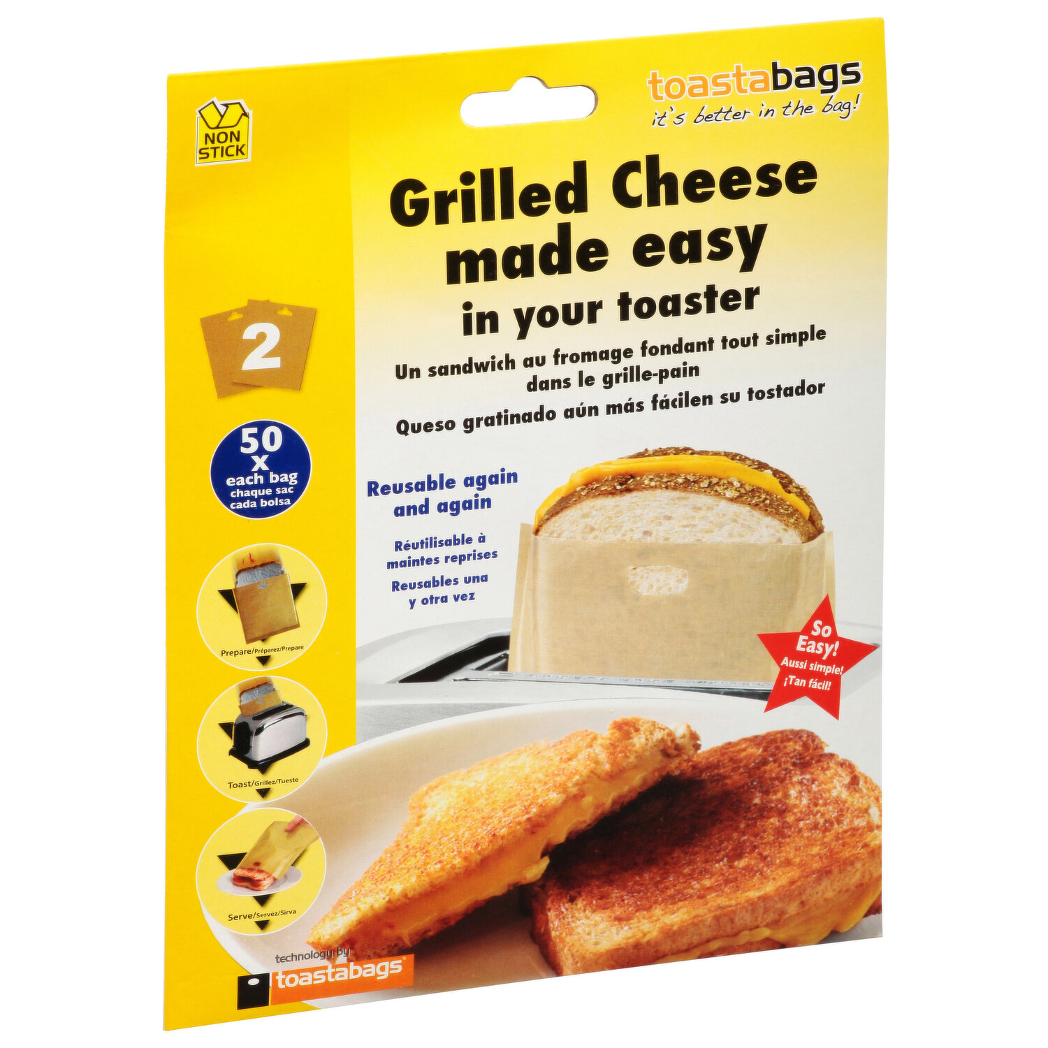 Toaster Grilled Cheese Bags