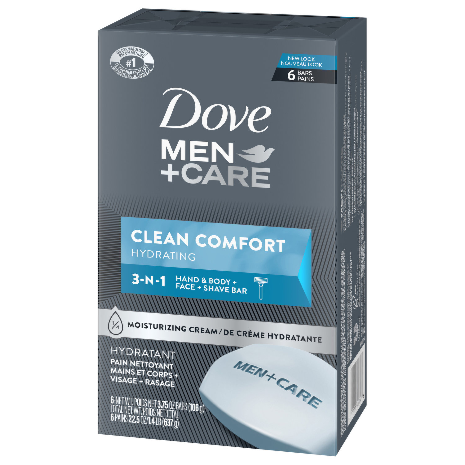 Dove Men+Care Body and Face Bar Clean Comfort Clean Comfort