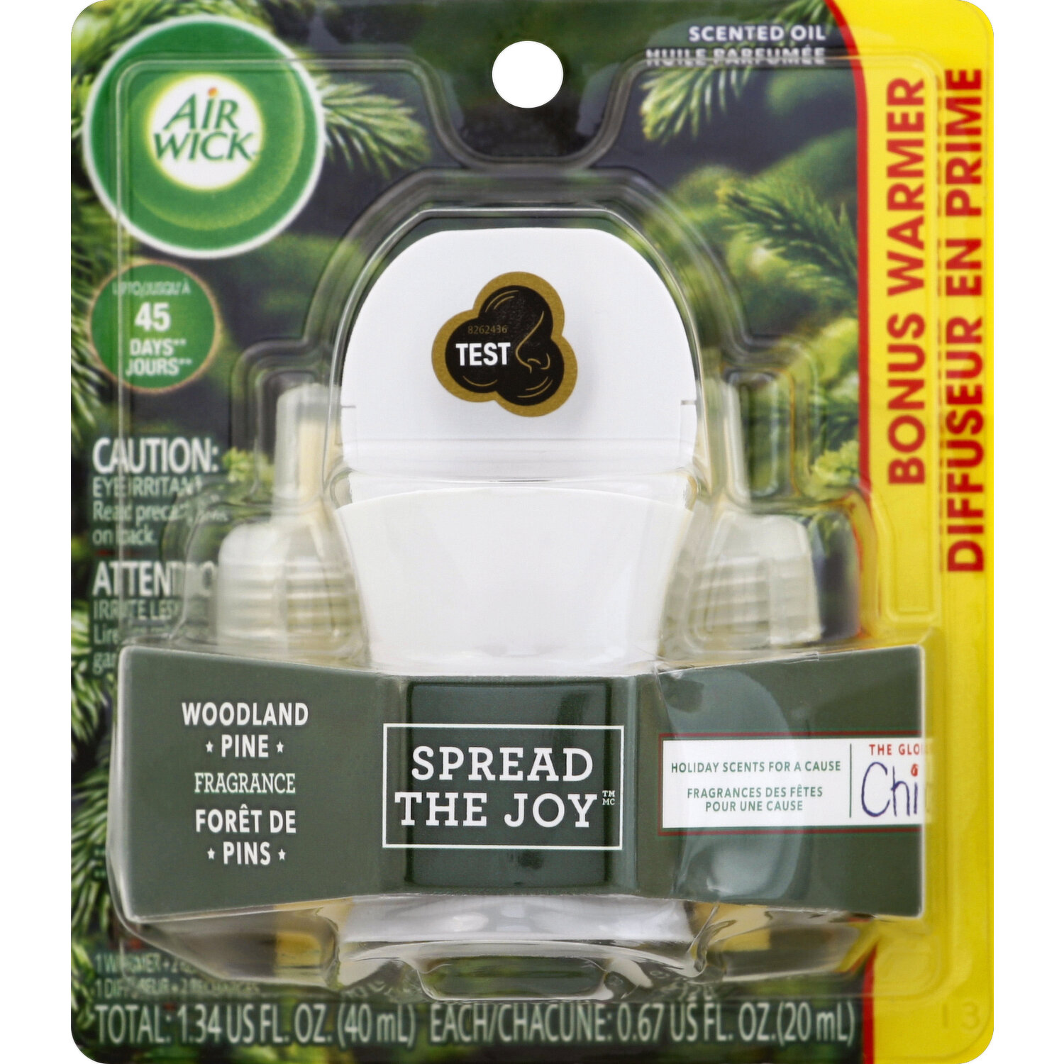 Air Wick Spread the Joy Scented Oil Starter Kit, Woodland Pine Fragrance, 2  Each