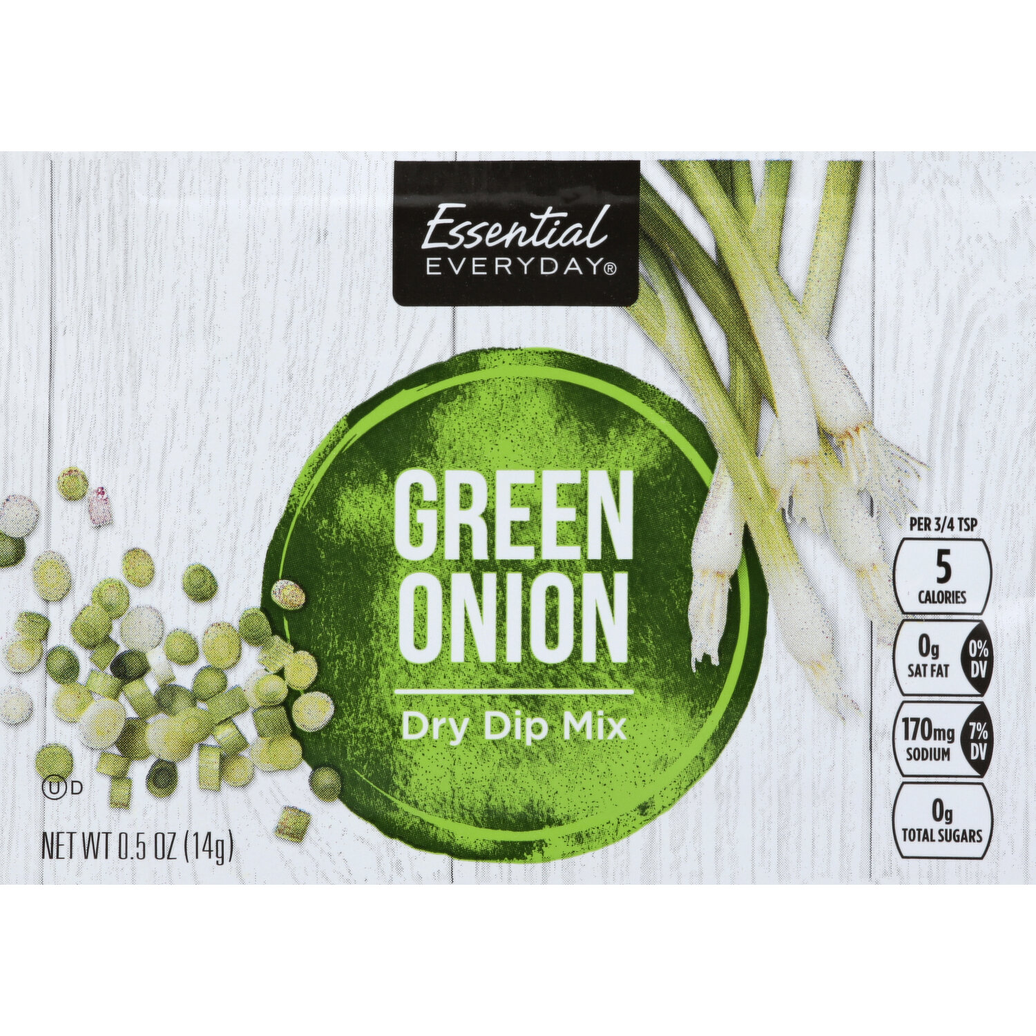 Green Onion Dip Mix Value Pack | Bundled by Tribeca Curations | .5 Ounce  Packet | Pack of 12