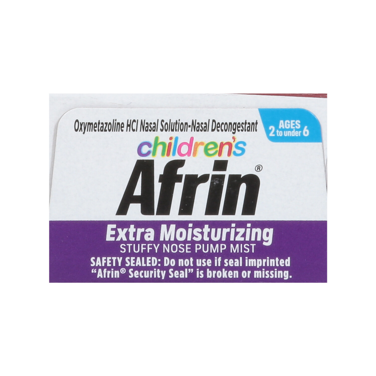 Afrin® Extra Moisturizing Stuffy Nose Pump Mist