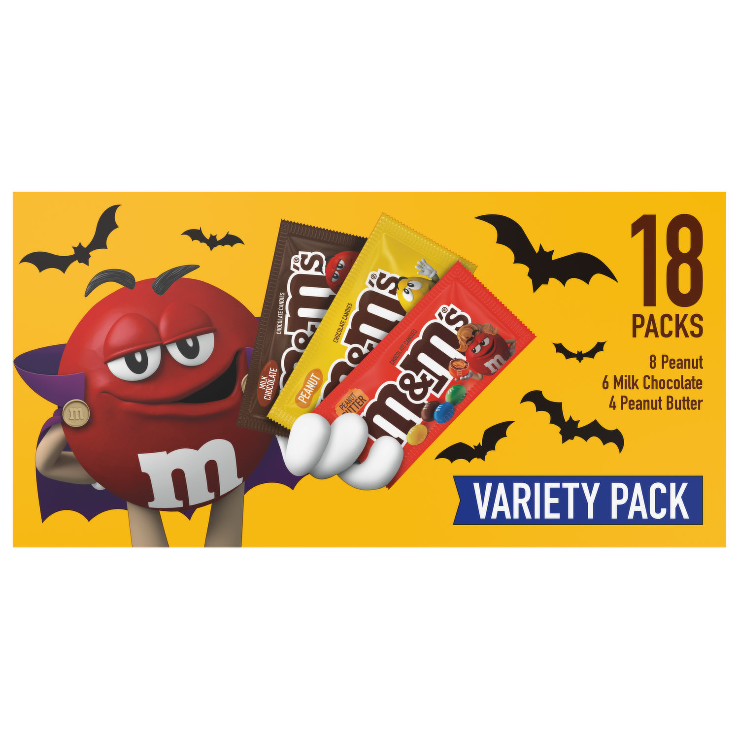 M&M's Chocolate Candy Fun Size Assorted - M&Ms Milk Chocolate, Peanut And  Peanut Butter Assorted - M&Ms Chocolate Candy Variety Pack – 2 Pounds