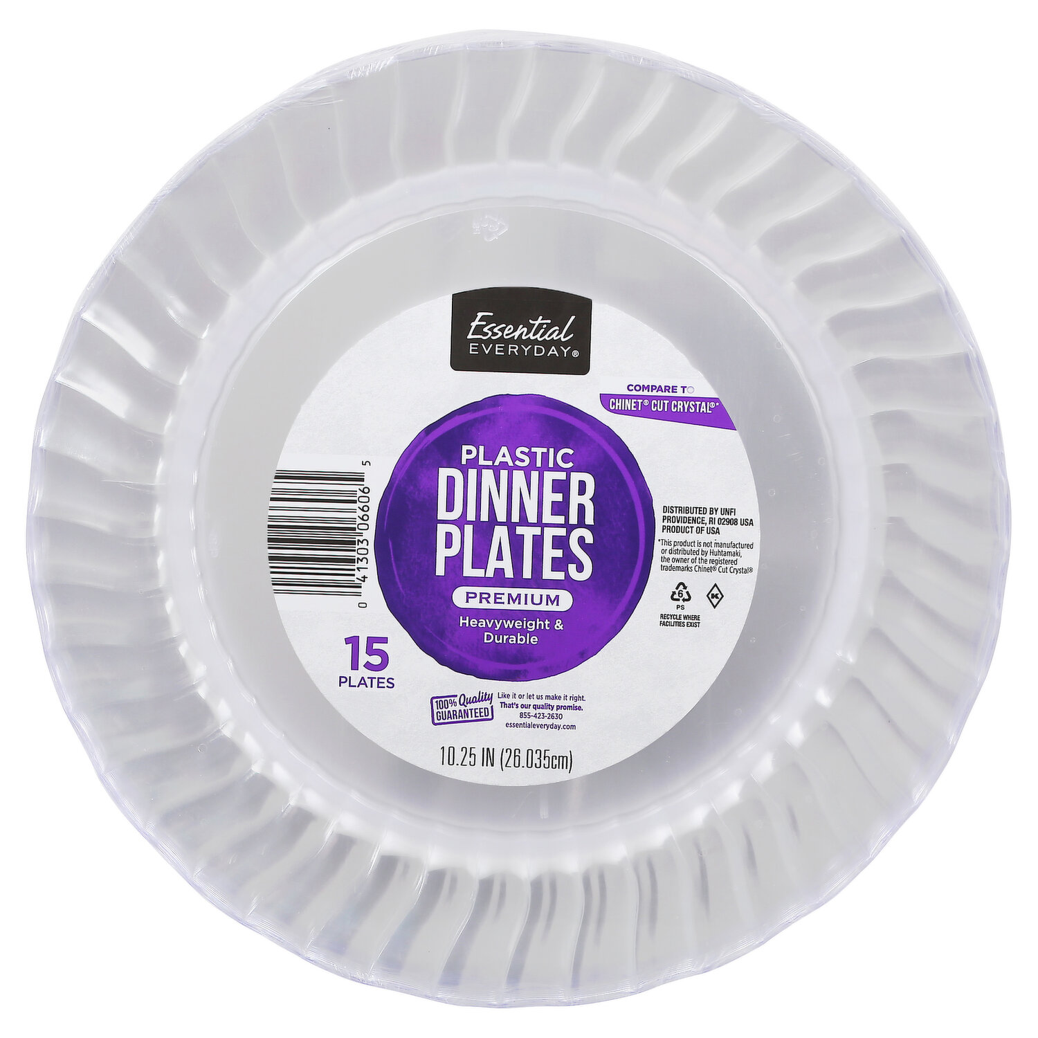 Hefty Everyday Plates, Soak Proof, 10.25 Inches - 25 plates