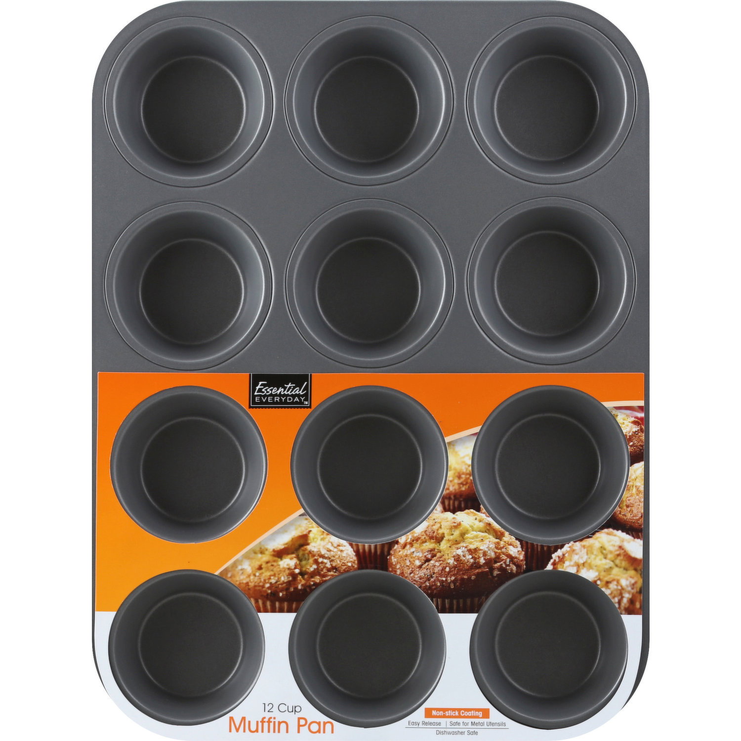 Baker's Secret Essential Toaster Oven Set: 6 Cup Muffin Pan