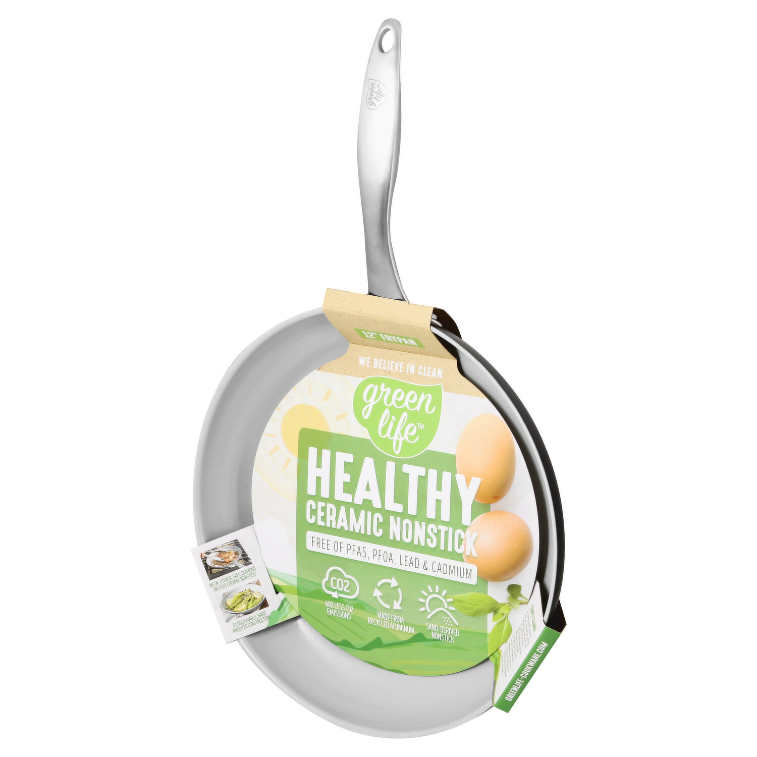 Green Life Diamond Collection Ceramic, Healthy Non-Stick