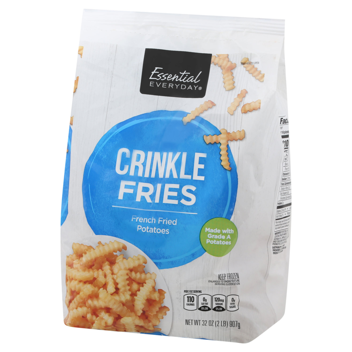 Food Club - Food Club, Crinkle Cut French Fried Potatoes (32 oz