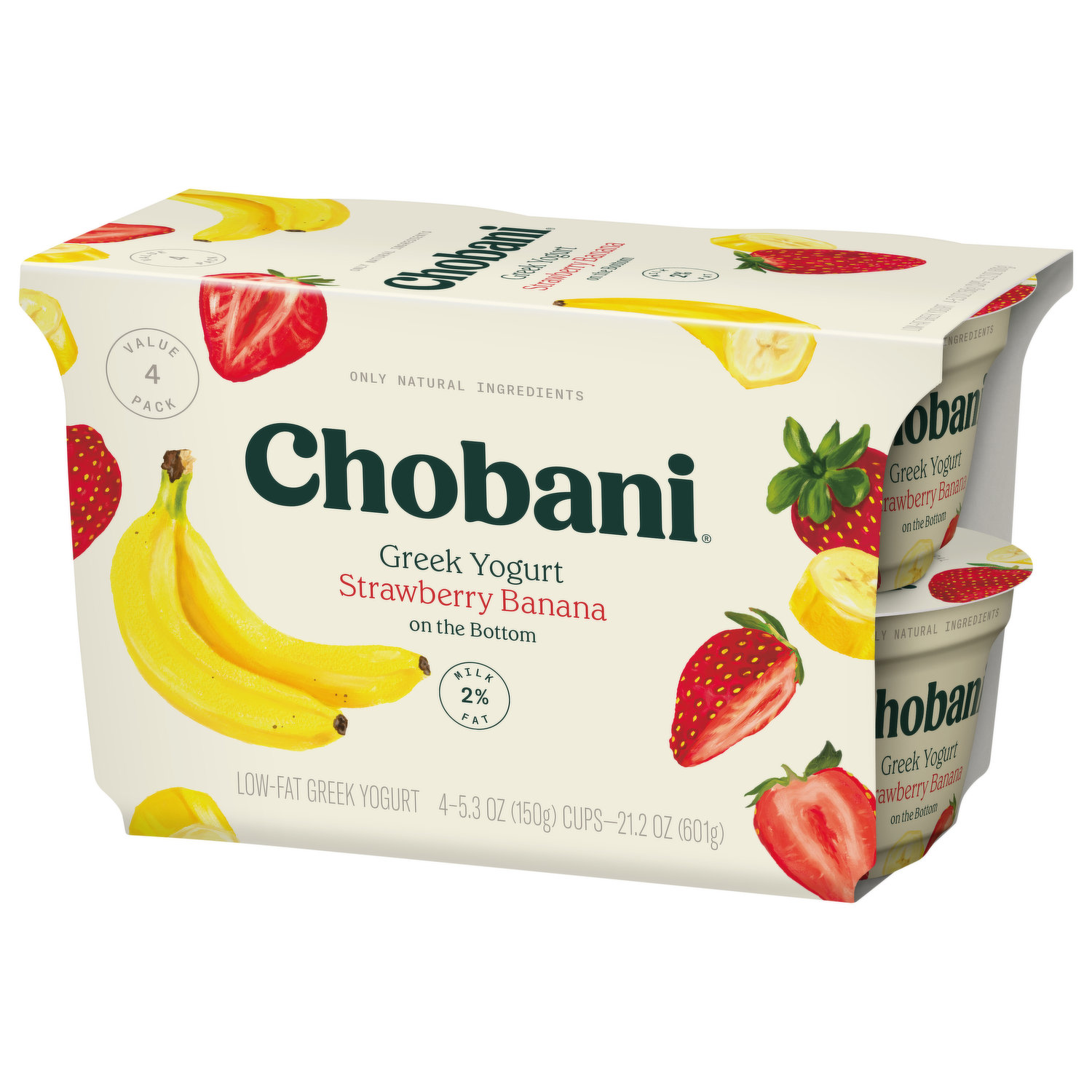 Chobani Probiotic Strawberry Banana Daily Yogurt Drink Oz Bottles