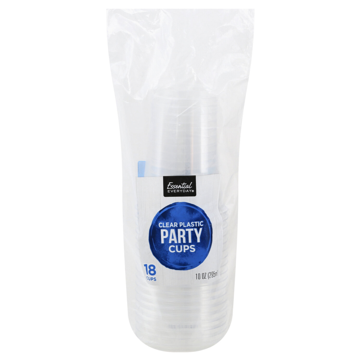 Disposable Party Plastic Cups [100 Pack - 18 Oz.] Red Drinking Cups 