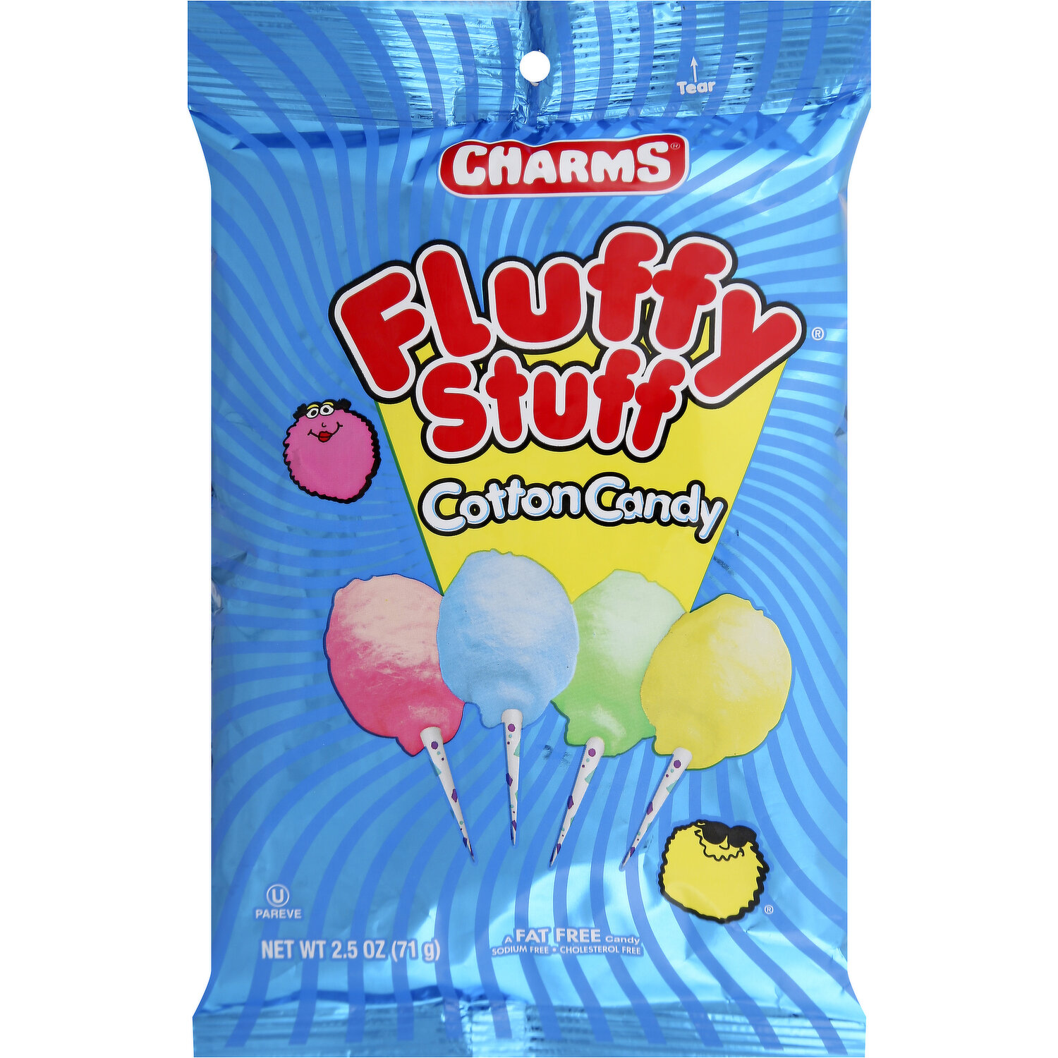 Charms Cotton Candy, Fluffy Stuff - 2.5 oz