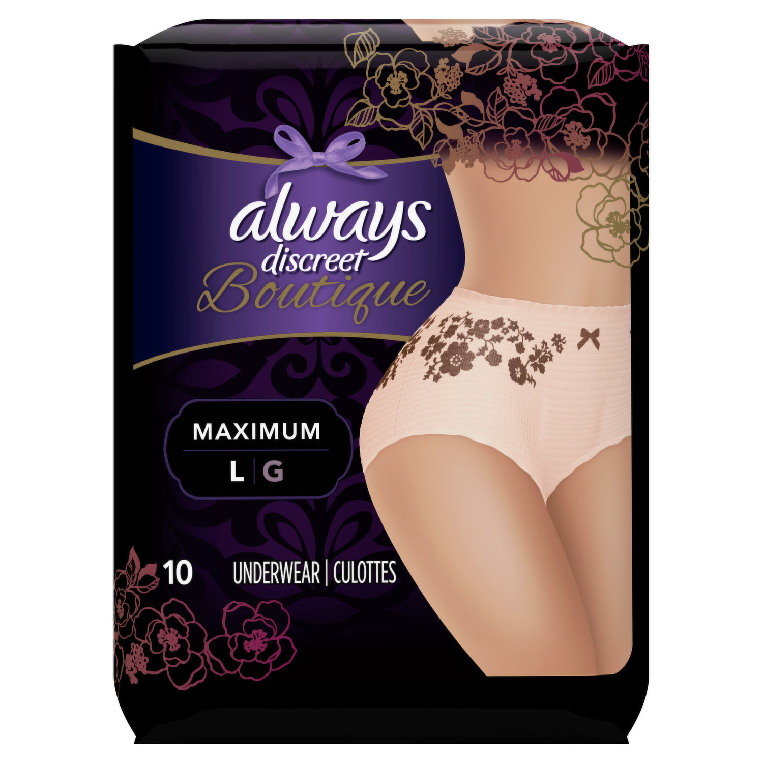 Always overnight underwear - For Sale in West Kelowna - Castanet