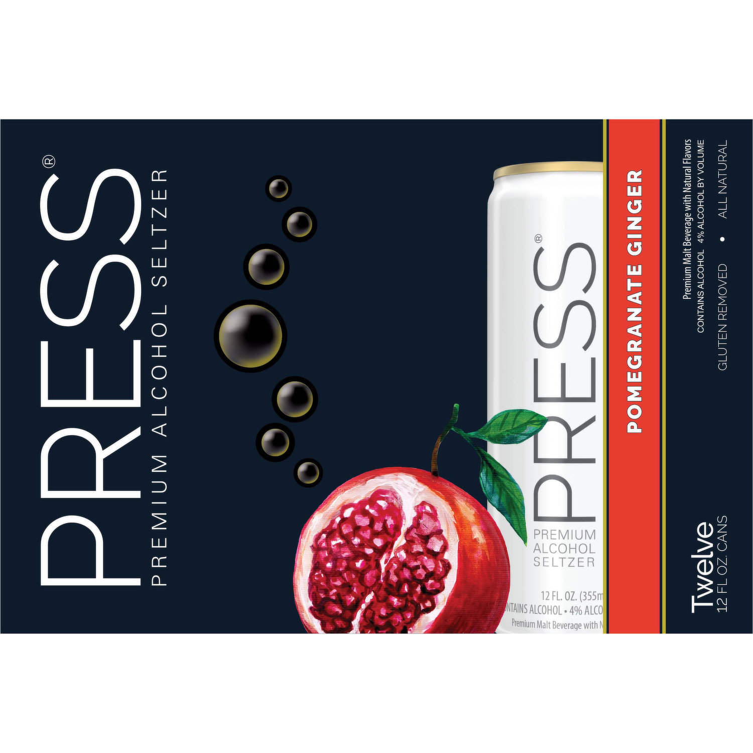 PRESS Premium Alcohol Seltzer