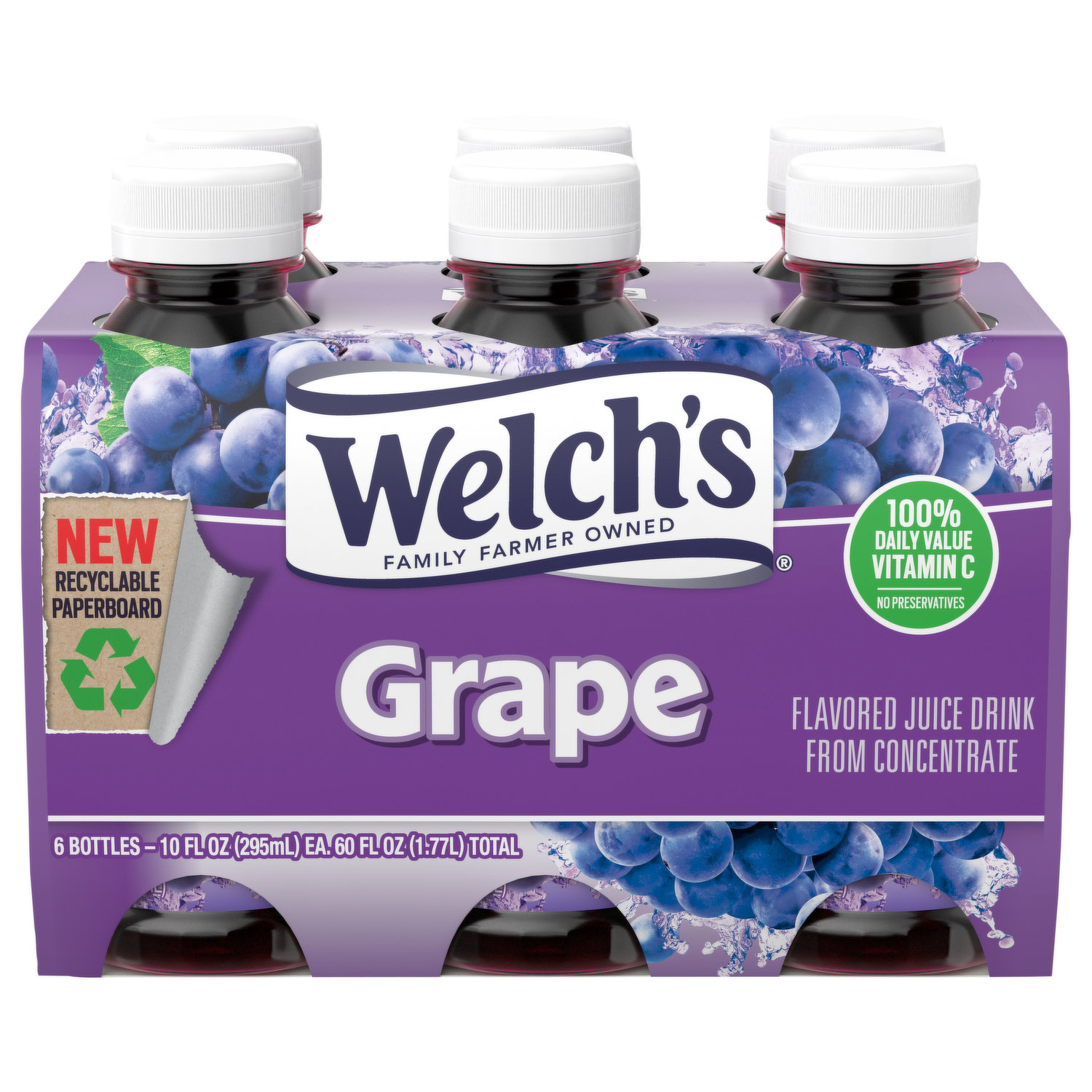 Welchs Juice Drink, Assorted - 24 pack, 10 fl oz bottles