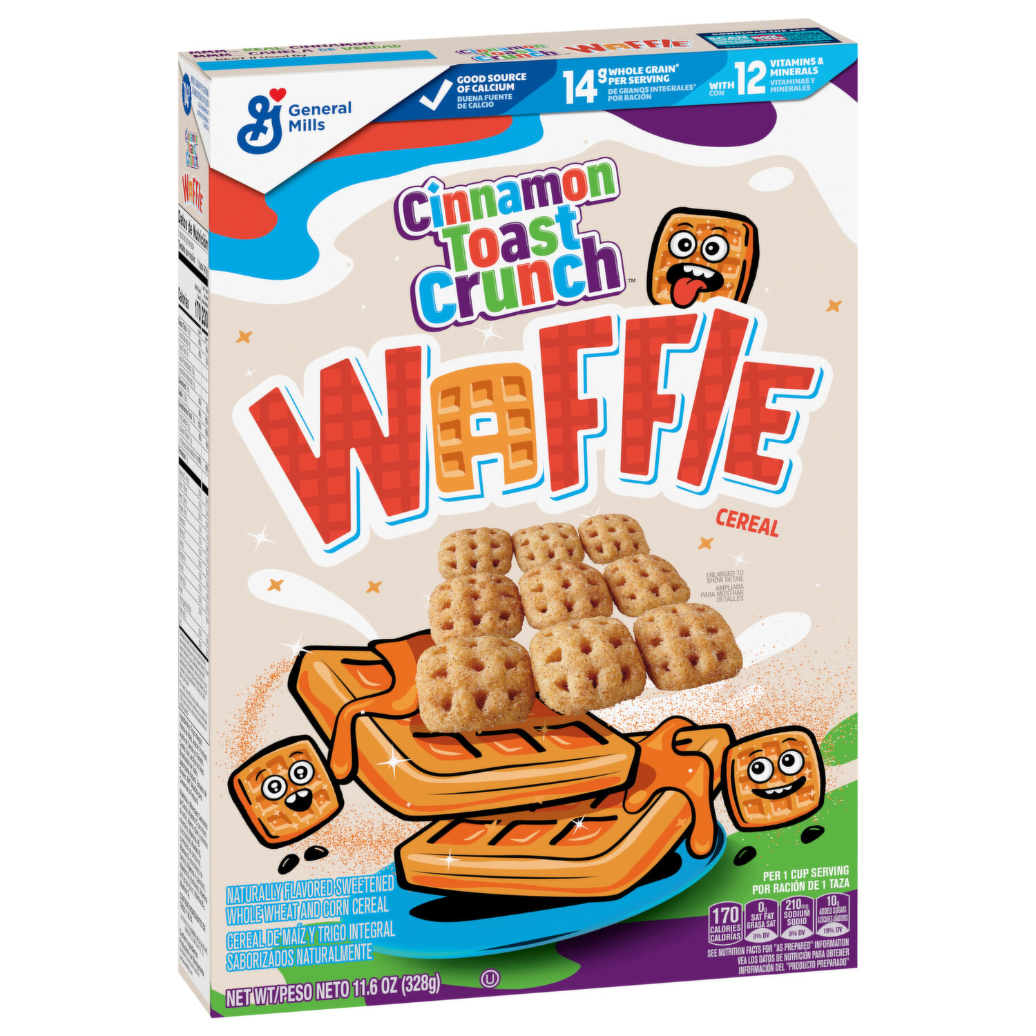 アメリカンシリアル2セット Cinnamon toast crunch&Chex Original Cinnamon Toast Crunch Breakfast Cereal, 12 OZ