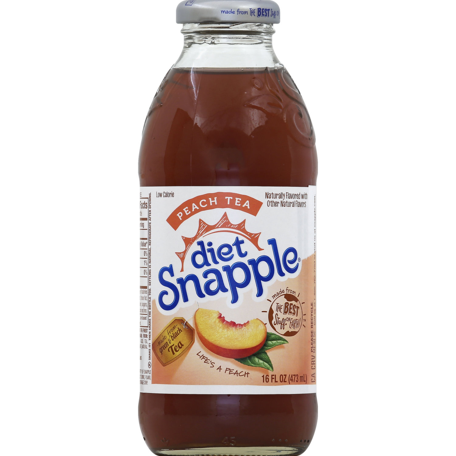 SNAPPLE DIET PEACH TEA - Crescent Crown Distributing