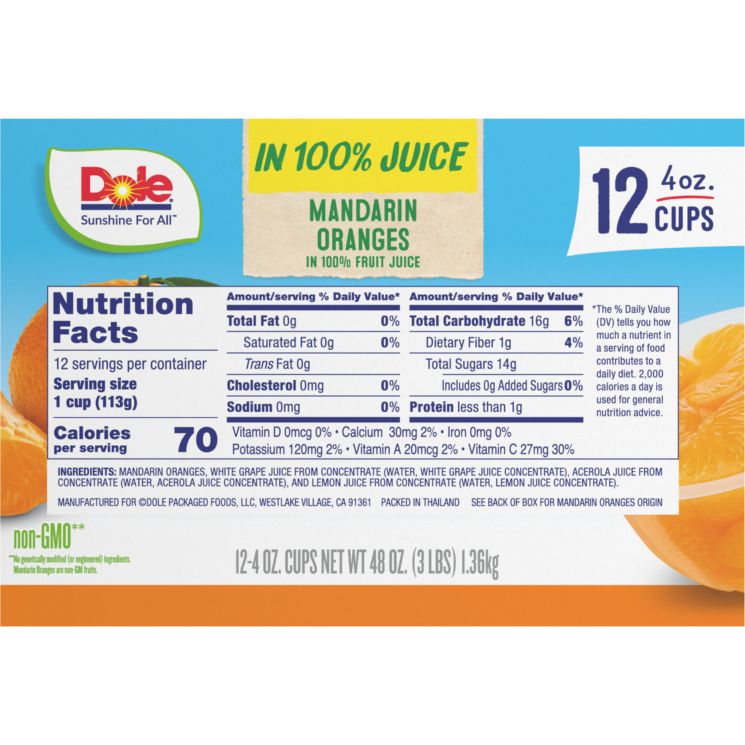 Fresh Mandarin Orange Nutrition Facts Blog Dandk