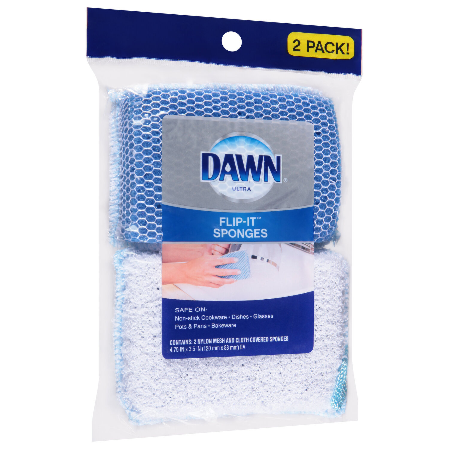 New Butler Dawn Nylon Mesh Sponge Cleaning Scrub Pad Kitchen Dishwashing  Sponge