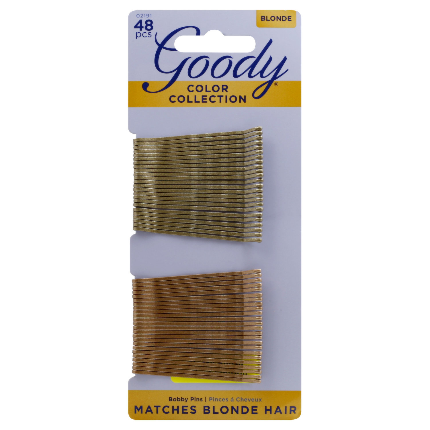 Goody Ouchless Hair Bobby Pins - 50 Count, Metallic Blonde - Slideproof and  Lock In Place - Suitable for All Hair Types - Pain-Free Hair Accessories