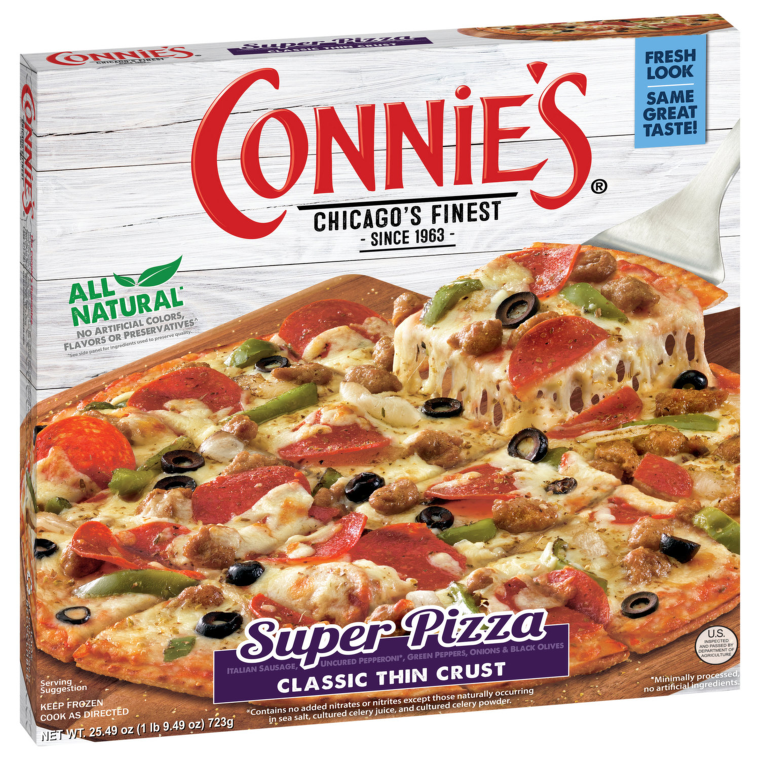 Connie's Classic Thin-Crust Super Pizza Review - This College Life