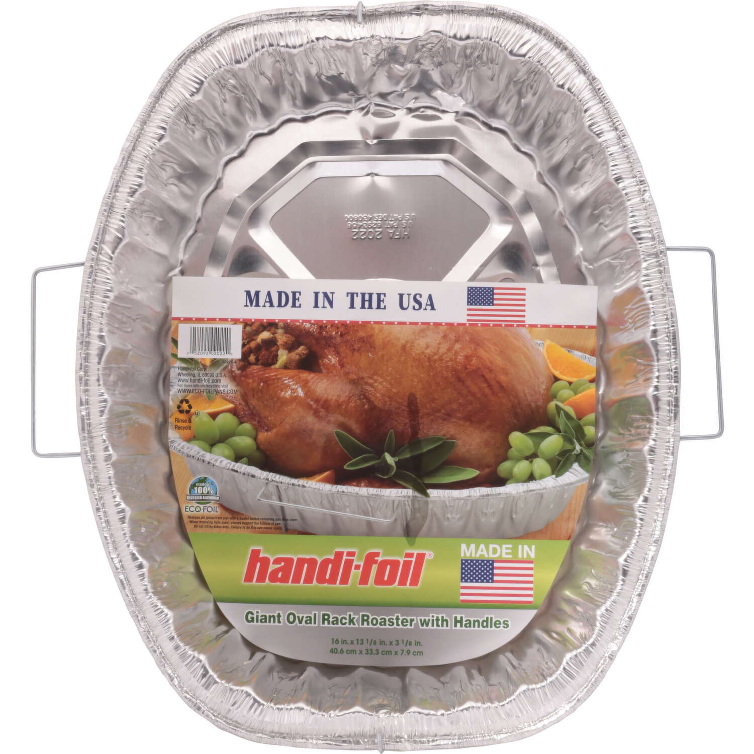 Handi-Foil Eco-Foil Rack Roaster with Handles