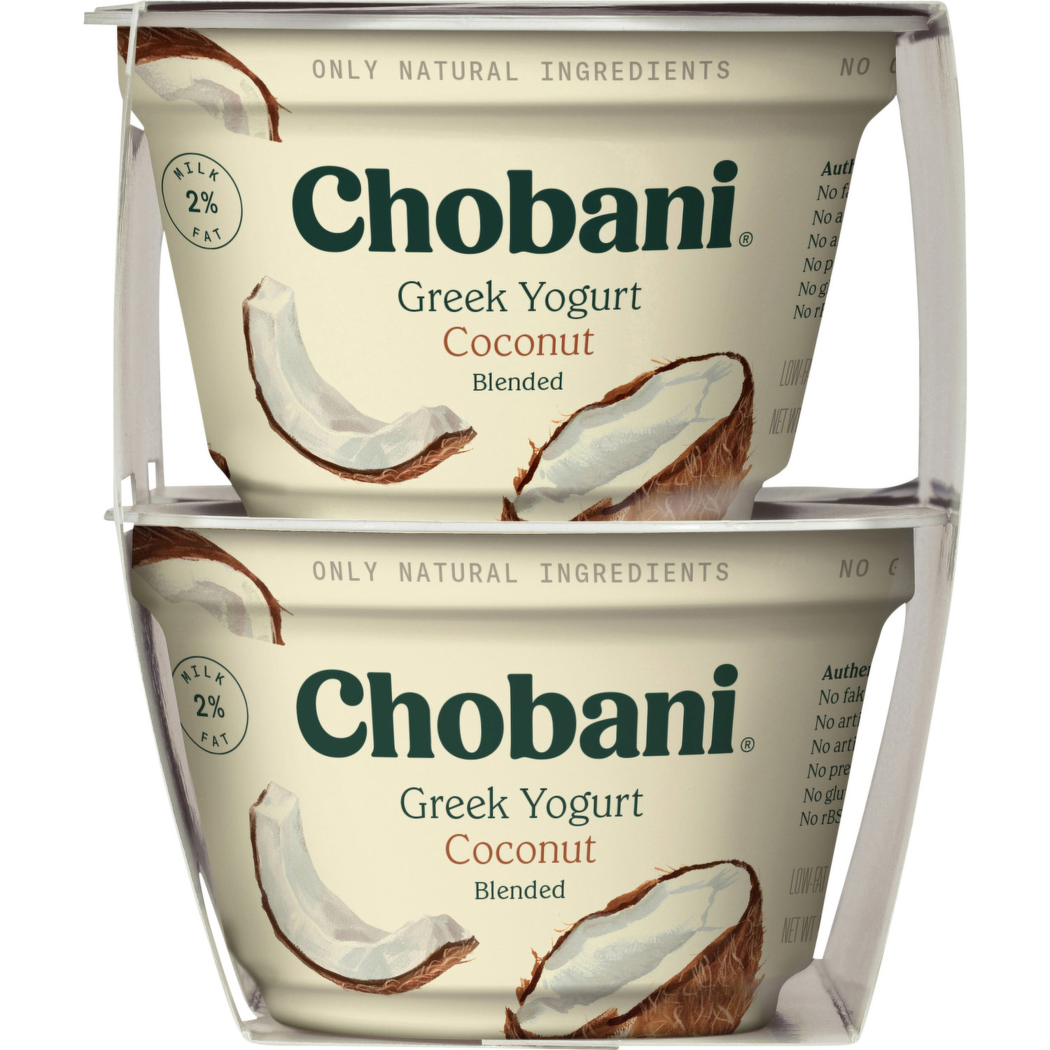 Chobani Yogurt, Greek, Low Fat, Coconut, Blended 5.3 Oz