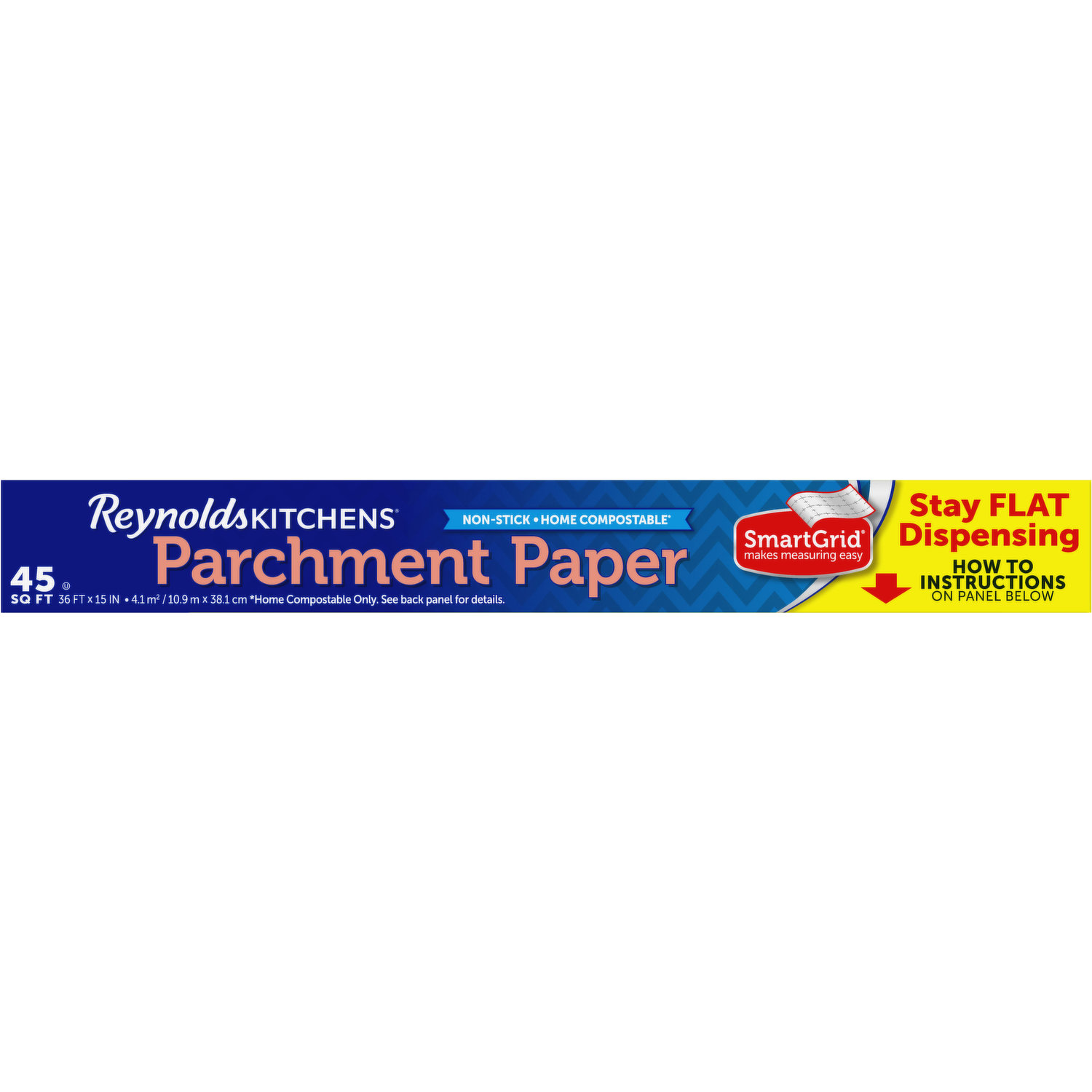 Reynolds Kitchens Parchment Paper (SmartGrid, Non-Stick, 45 Square