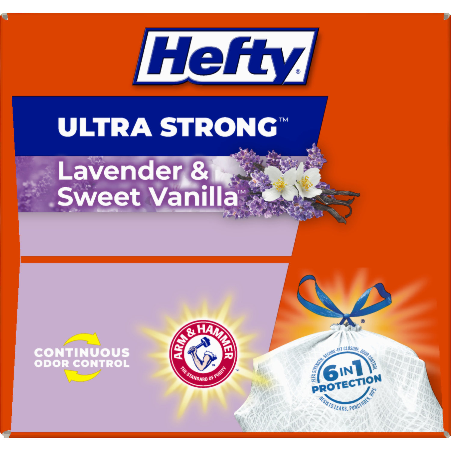  Hefty Super Starter Kit 5L, 3XL, 1XL Cube, and 1 Jumbo