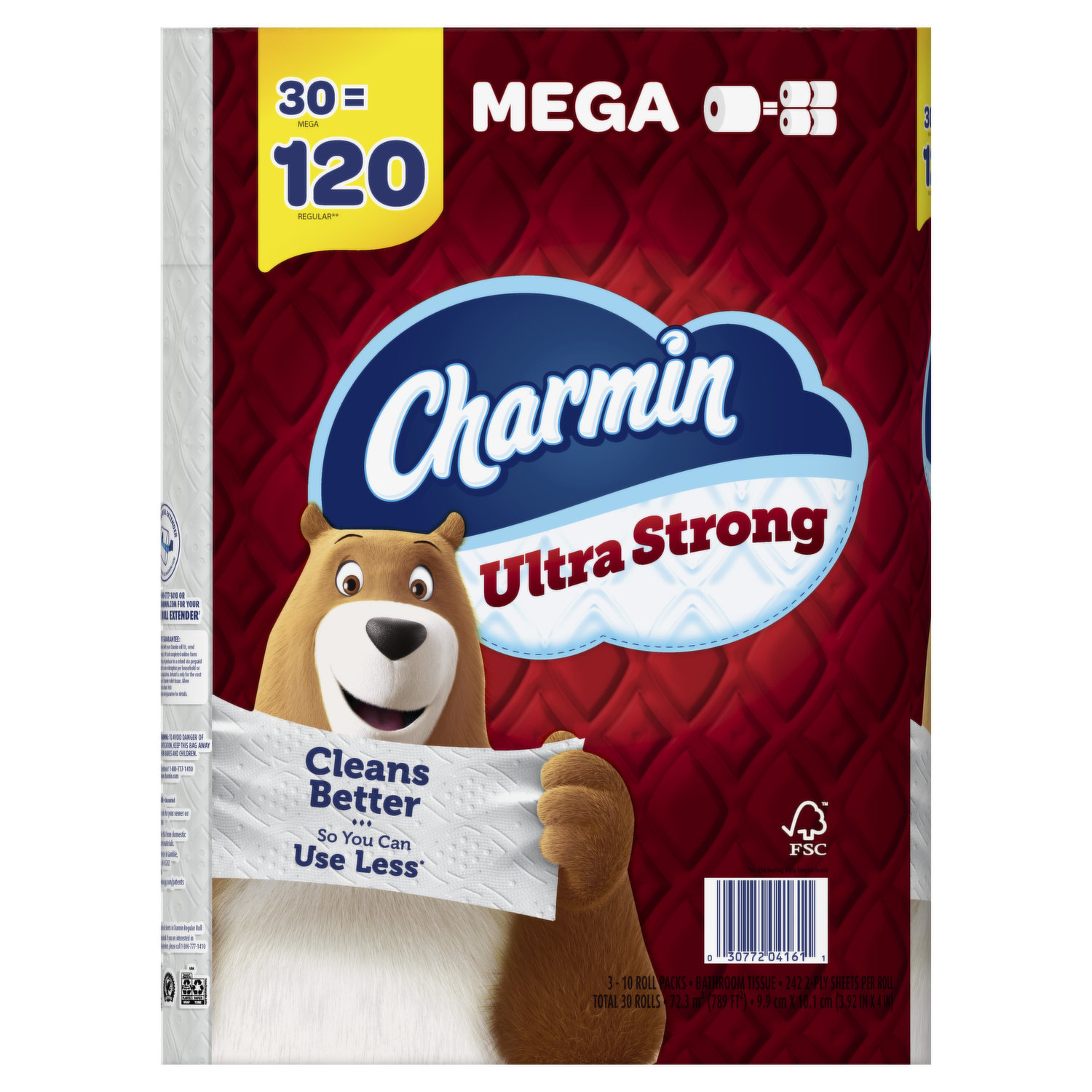 3 Pack Charmin Bathroom Toilet Paper Roll Extender Holds Mega & Super Mega  Rolls