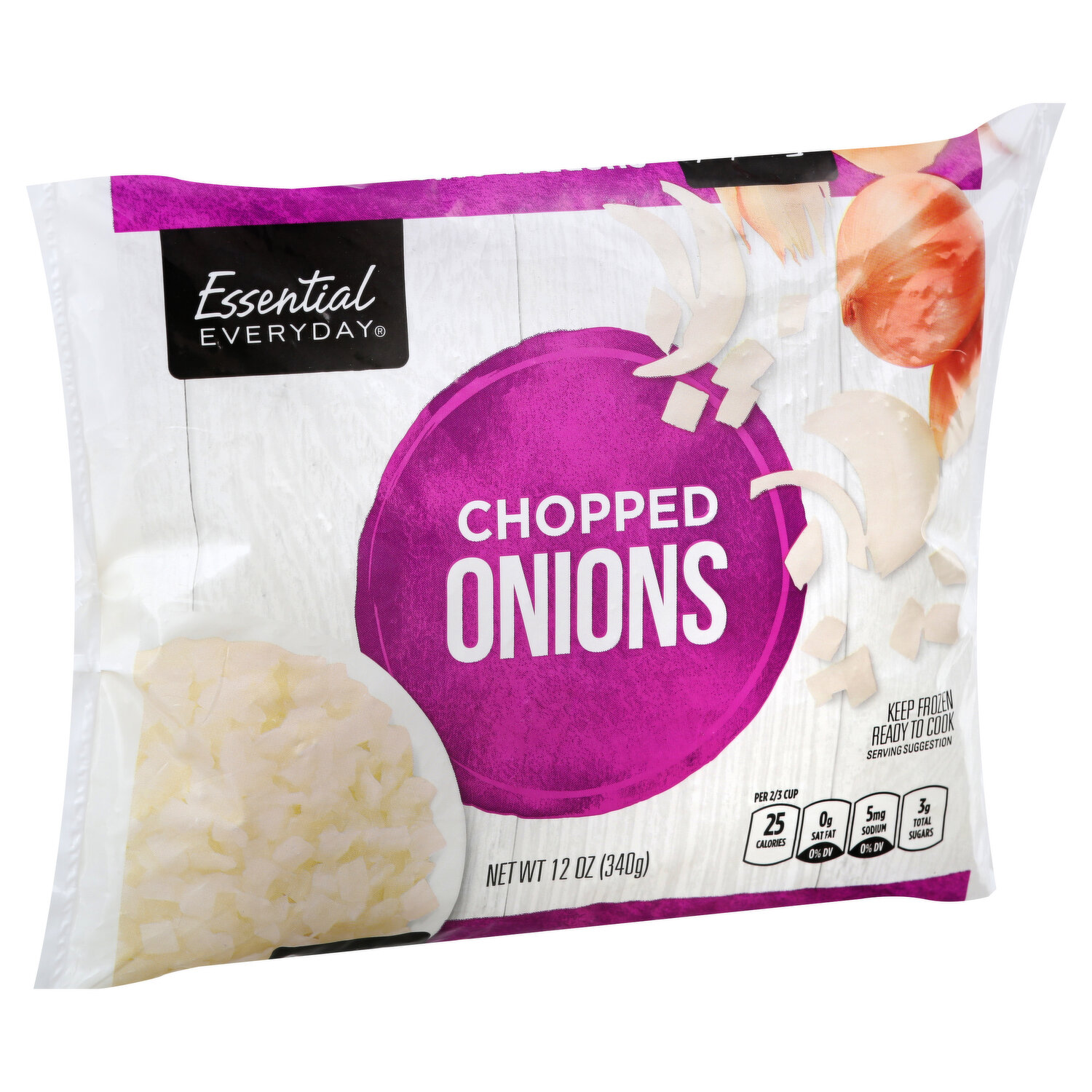 .com:  Brand - Happy Belly Frozen Onions, Chopped, 12 Ounce :  Grocery & Gourmet Food