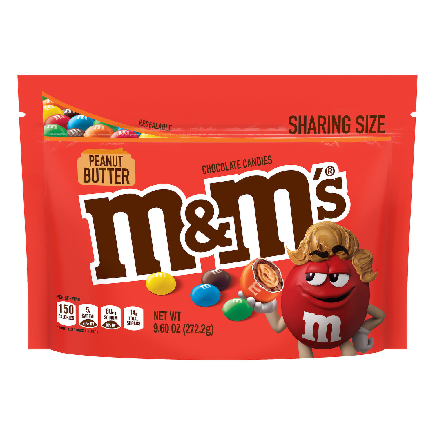 M&M'S Mint Dark Chocolate Candy Sharing Size 9.6-Ounce Bag