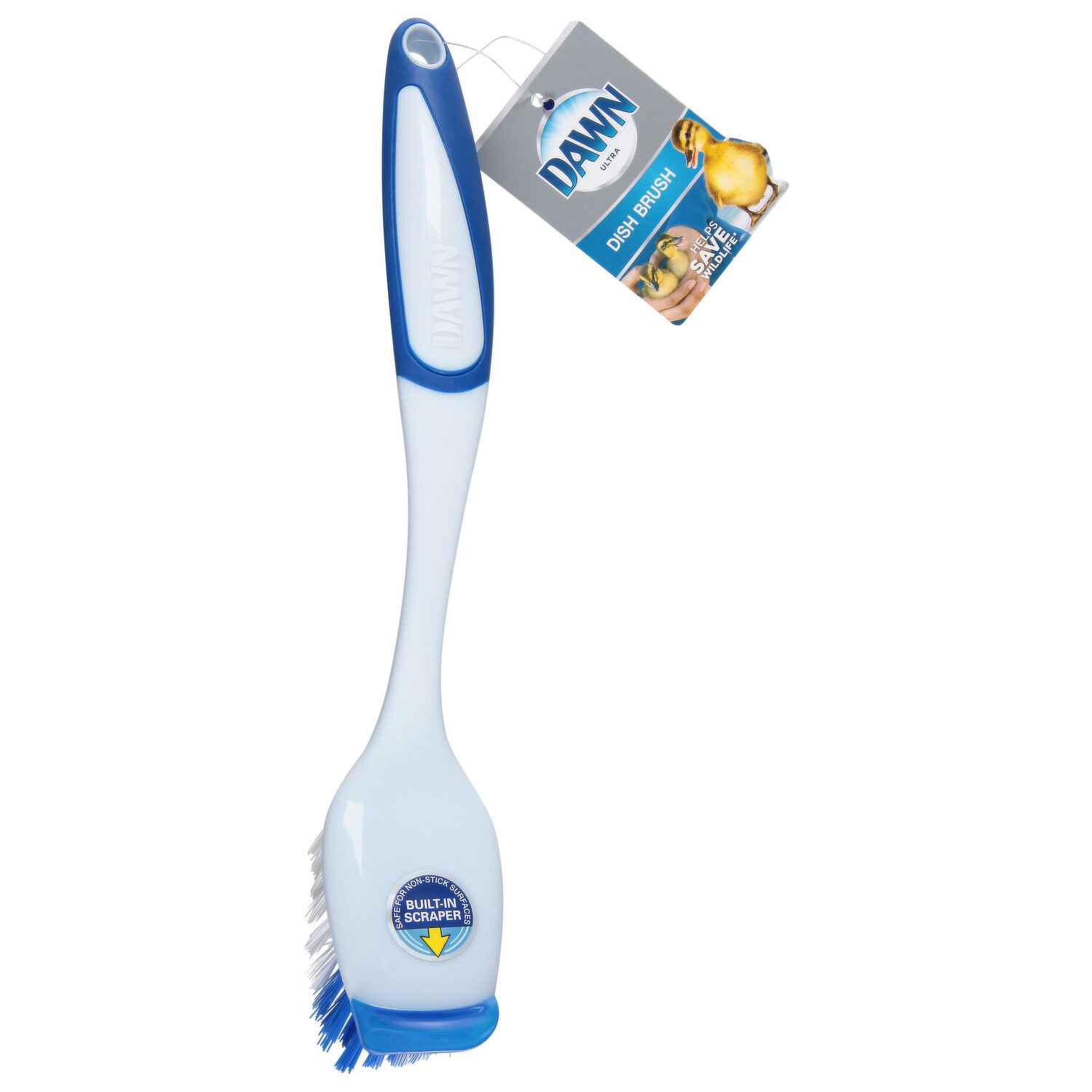 Narrow Dish Brush, 11.4, Medium, Blue 42873