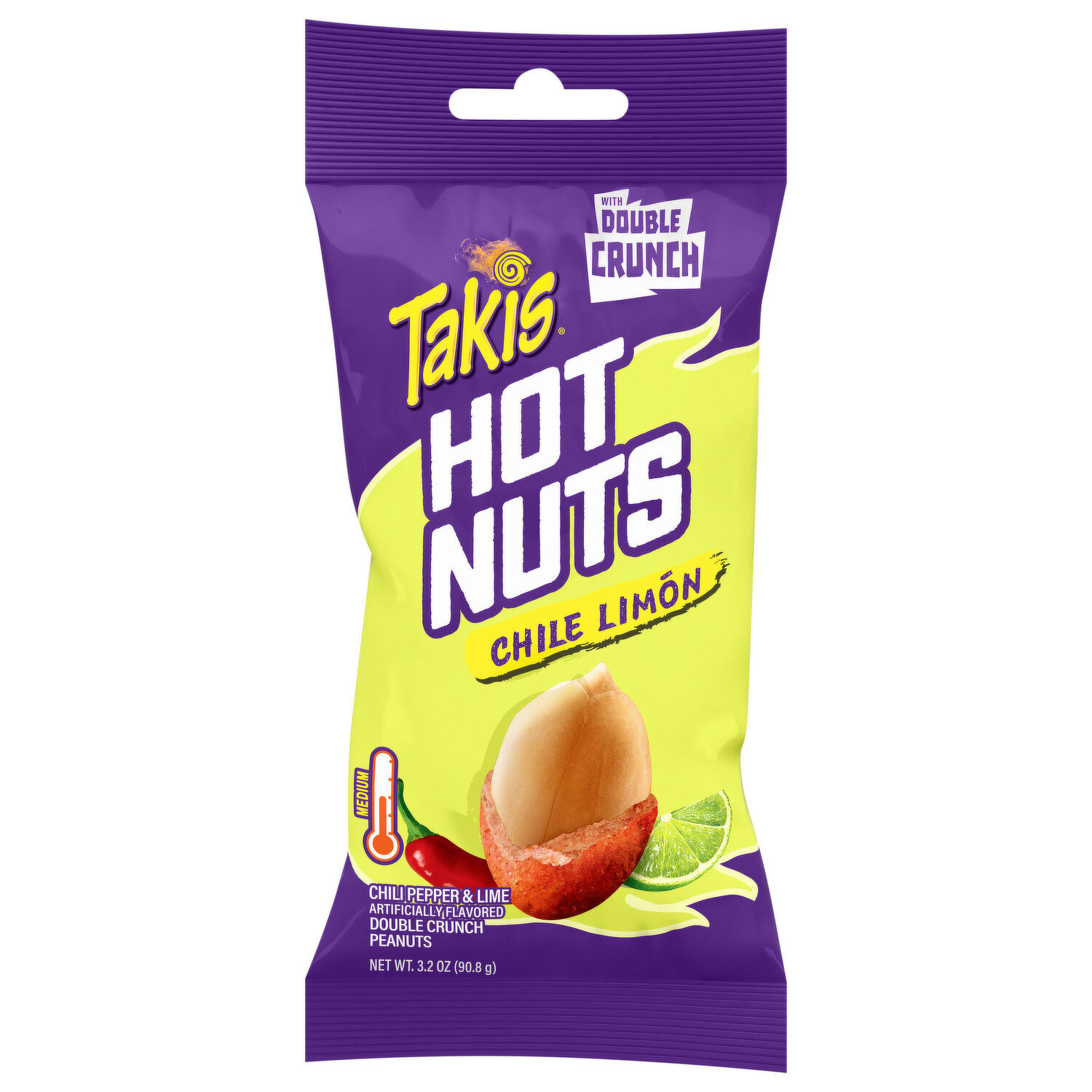 ♪SPICY♪ UPC 757528008932 Takis Hot Nuts Flare Chili Pepper & Lime