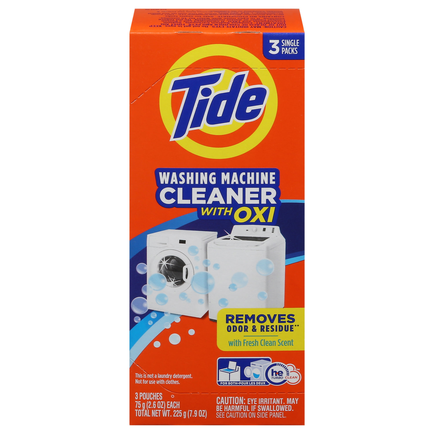 Tide Washing Machine Cleaner with Oxi Powder, Odor Eliminator and Washer  Residue Remover