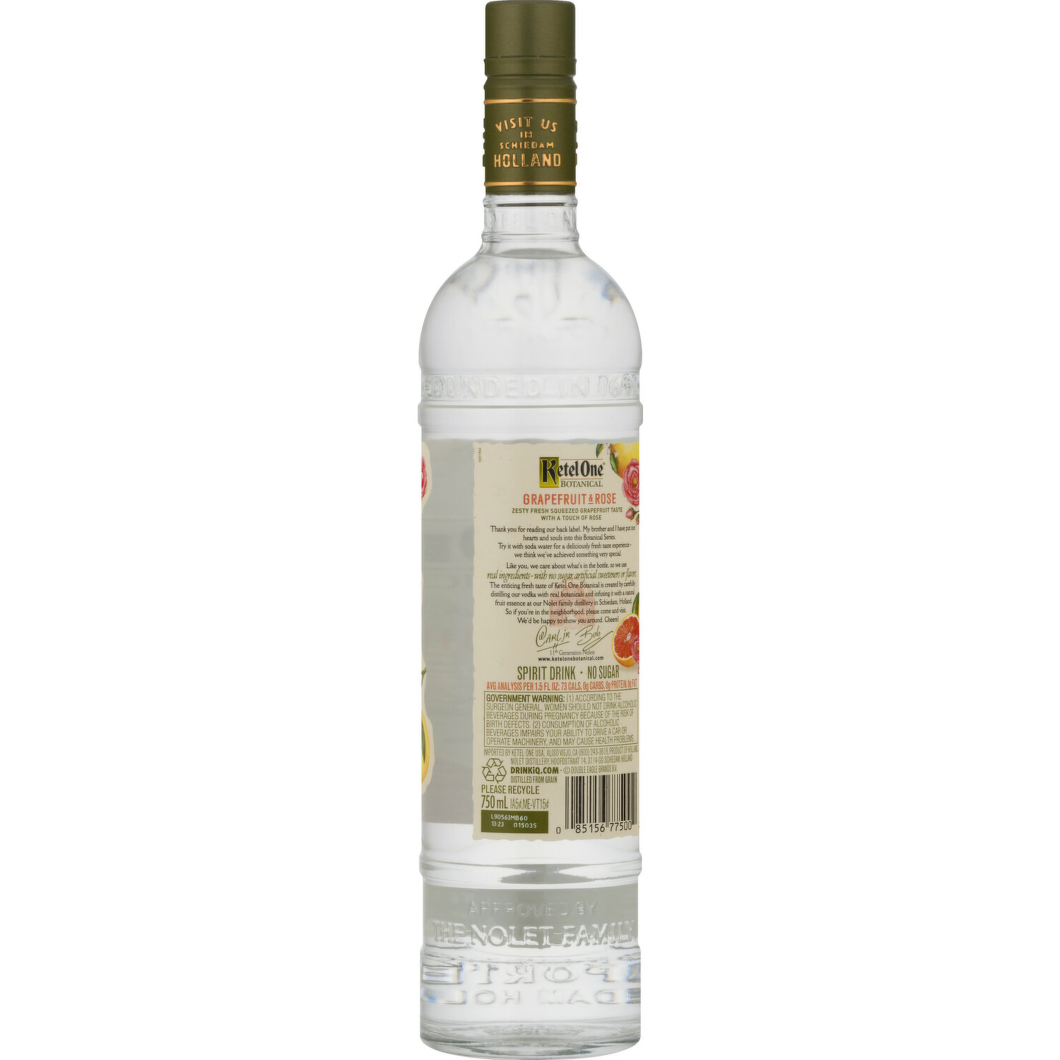 Ketel One Botanical Grapefruit & Rose, Real Botanicals, Fresh Taste