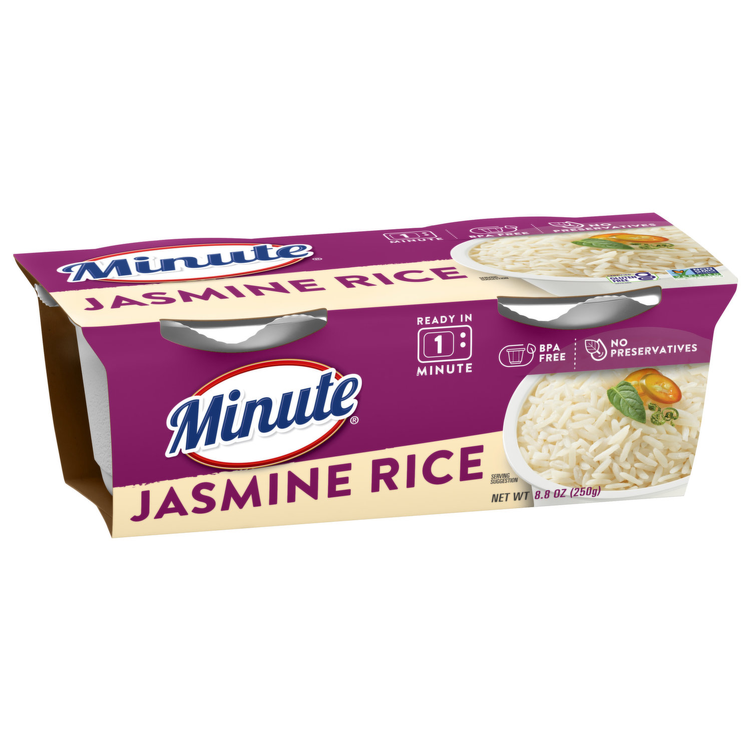 Minute® Ready to Serve Jasmine Rice 2-4.4 oz Cups