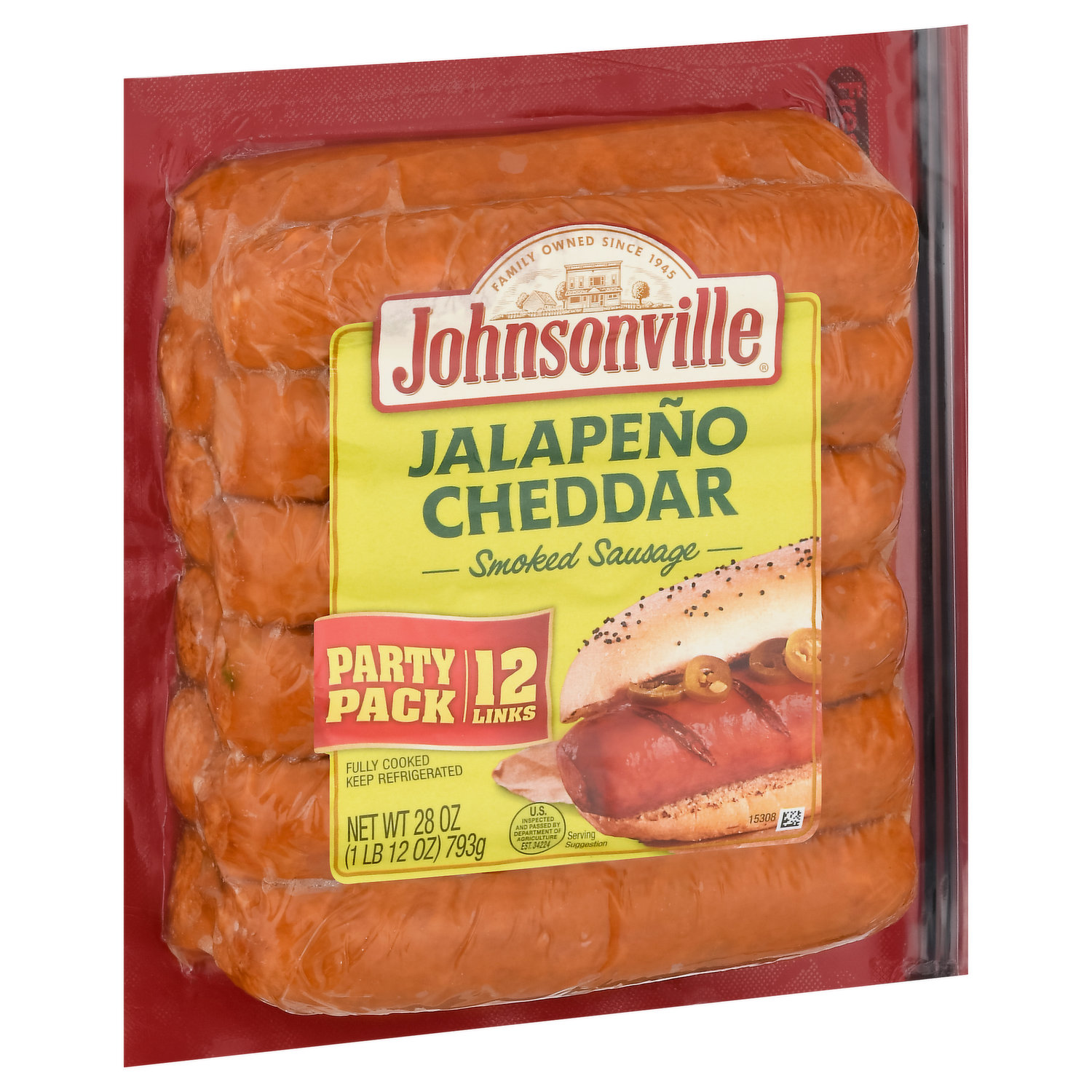 Johnsonville Brats Original Bratwurst Party Pack 12 Ea, Meat