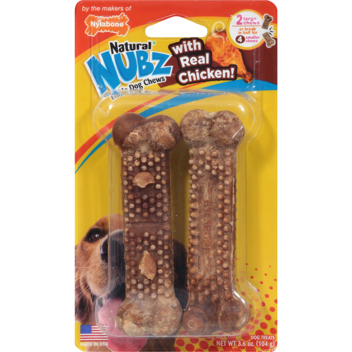 how many calories are in nubz dog treats