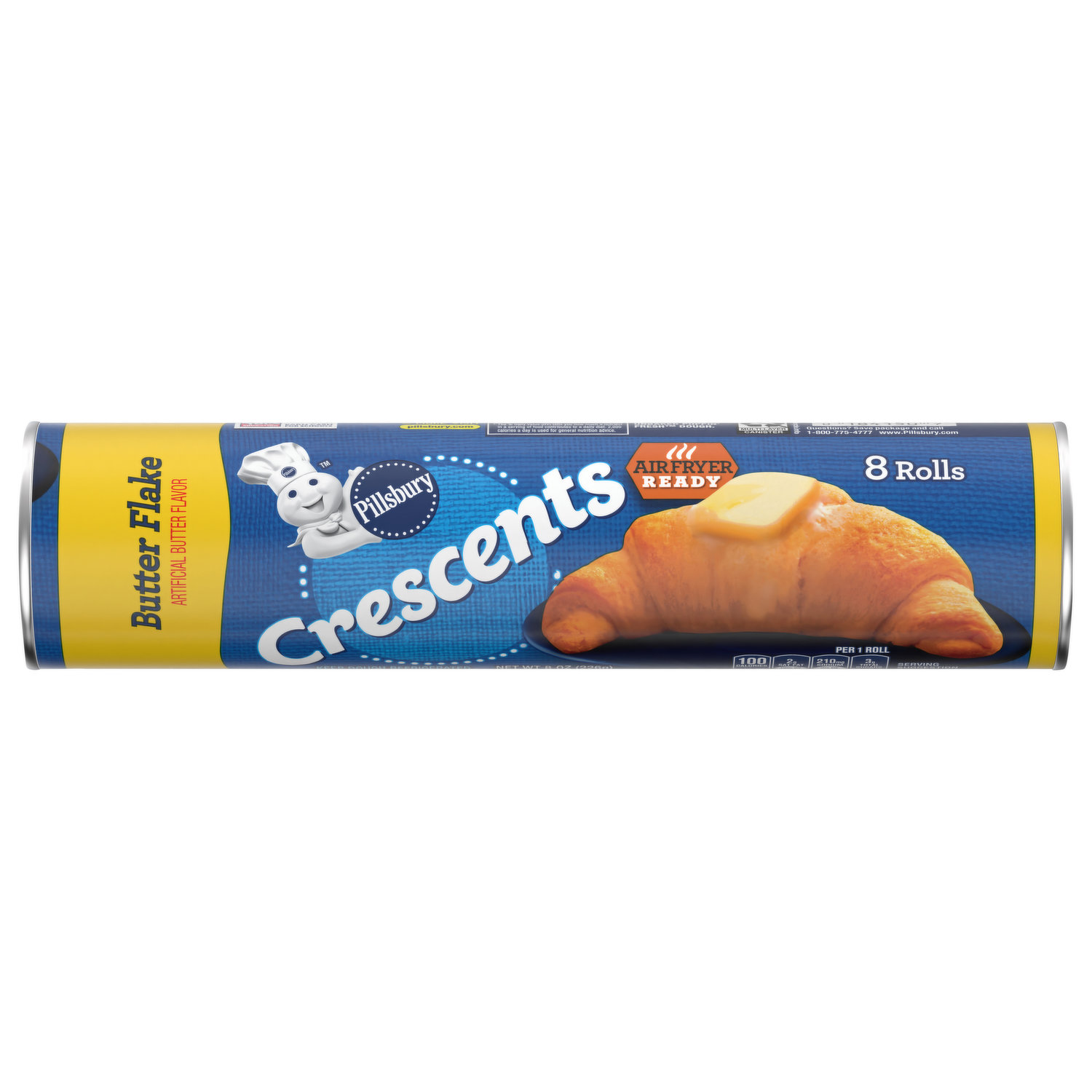 .com: Pillsbury Dough Sheet, Original Crescent, Refrigerated Canned  Pastry Dough, 1 Sheet, 8 oz : Grocery & Gourmet Food