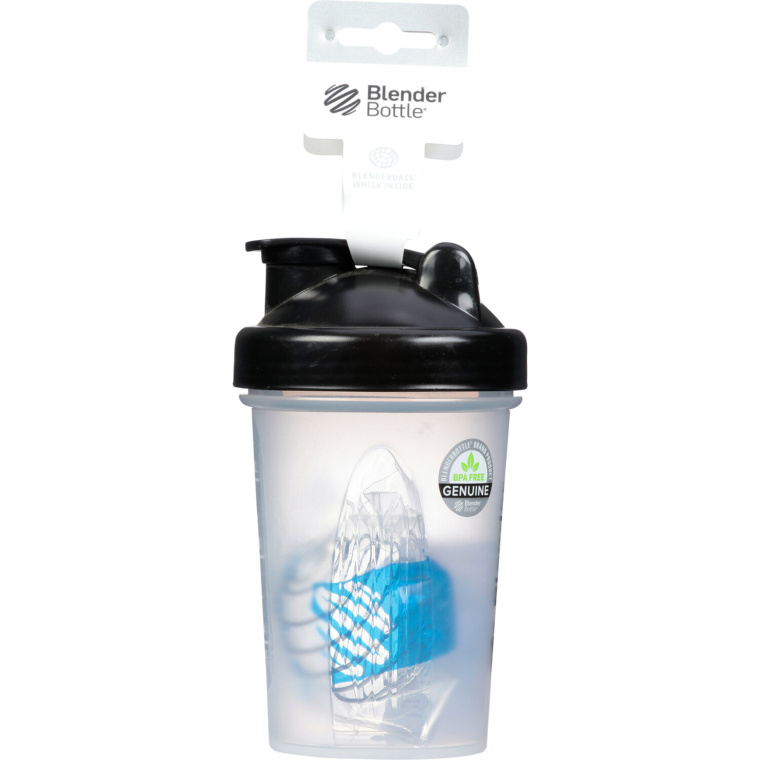 20 oz Blue Shaker Bottle - Clear Blue Shaker