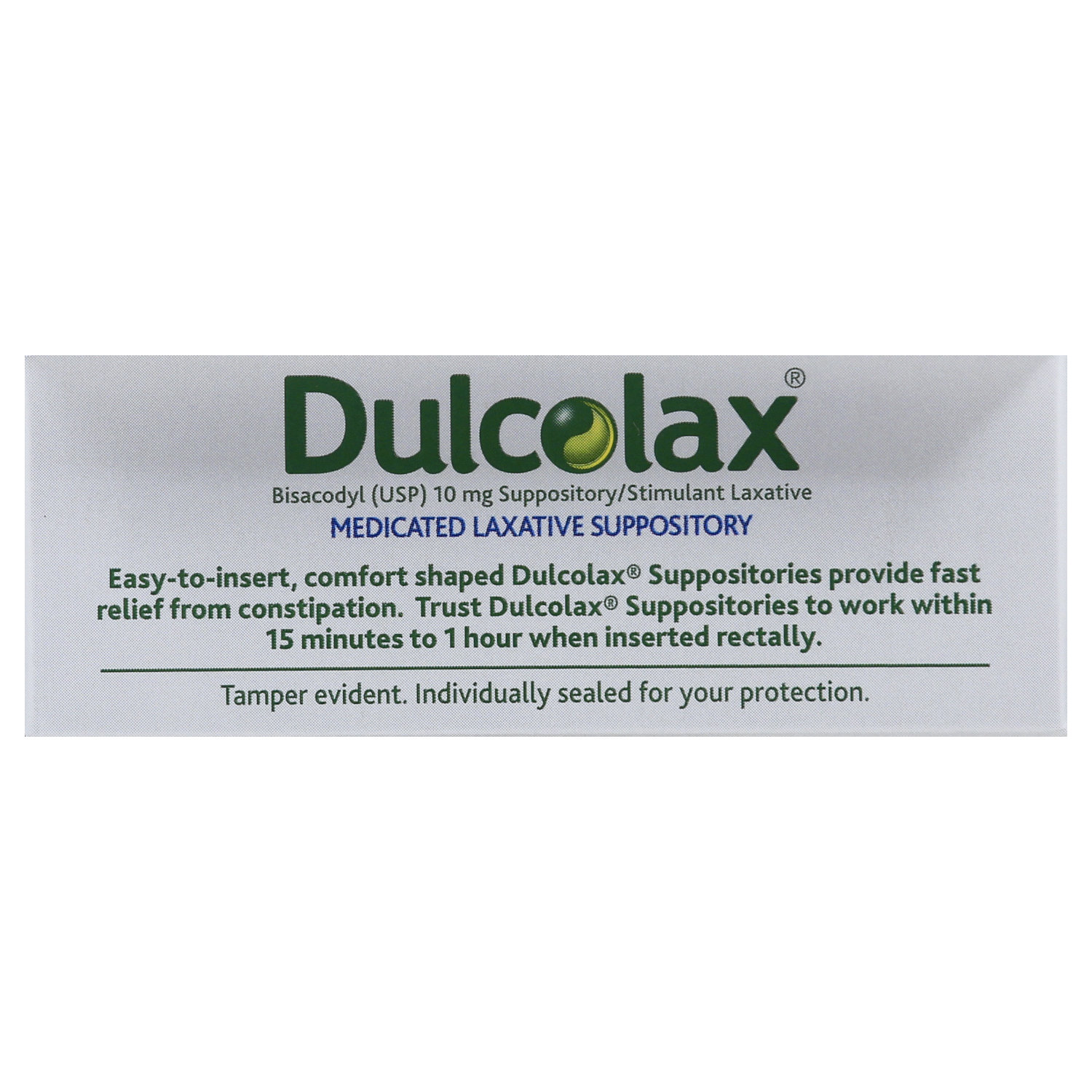 Dulcolax 10Mg Suppositories 10 - Durolax Bisacodyl Suppositories