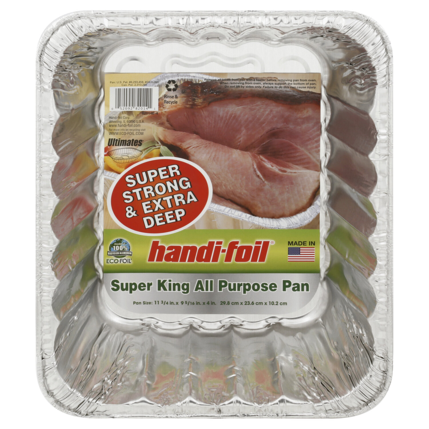 Handi-Foil Roaster Pan, Super King, Extra Deep Oval