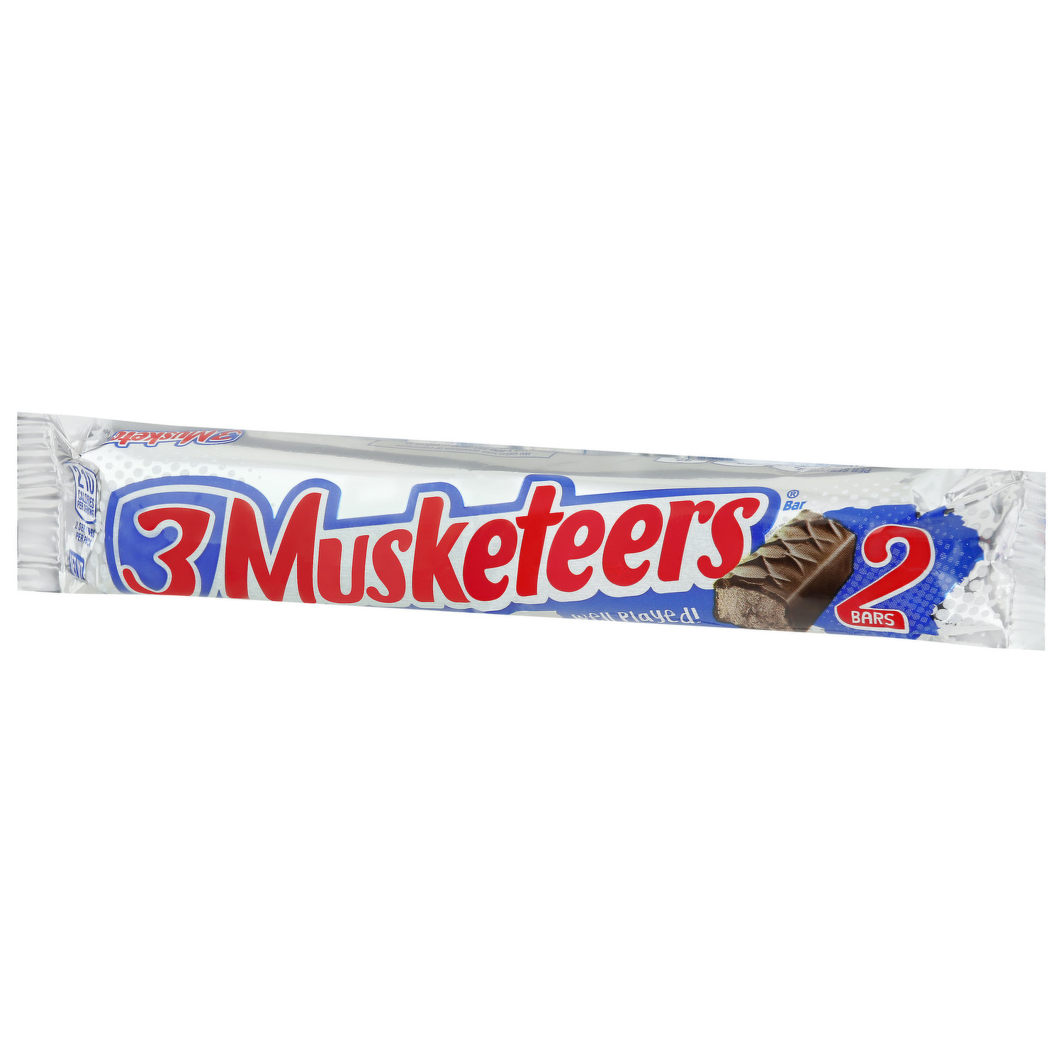 3 Musketeers Fun Size Chocolate Candy with Silver Wrapper