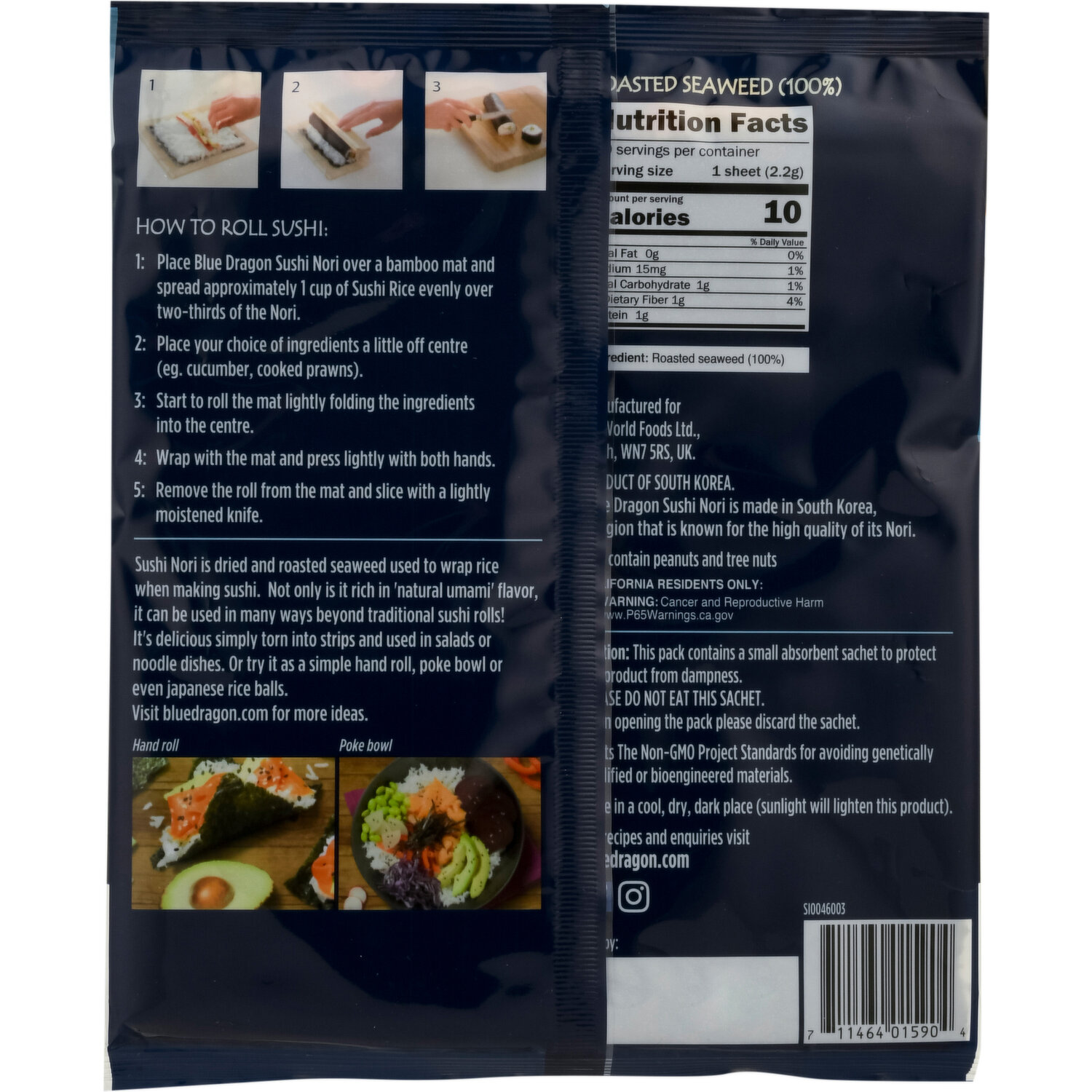 ❥nori  Blue Dragon Sushi Nori Same-Day Delivery or Pickup | Cash