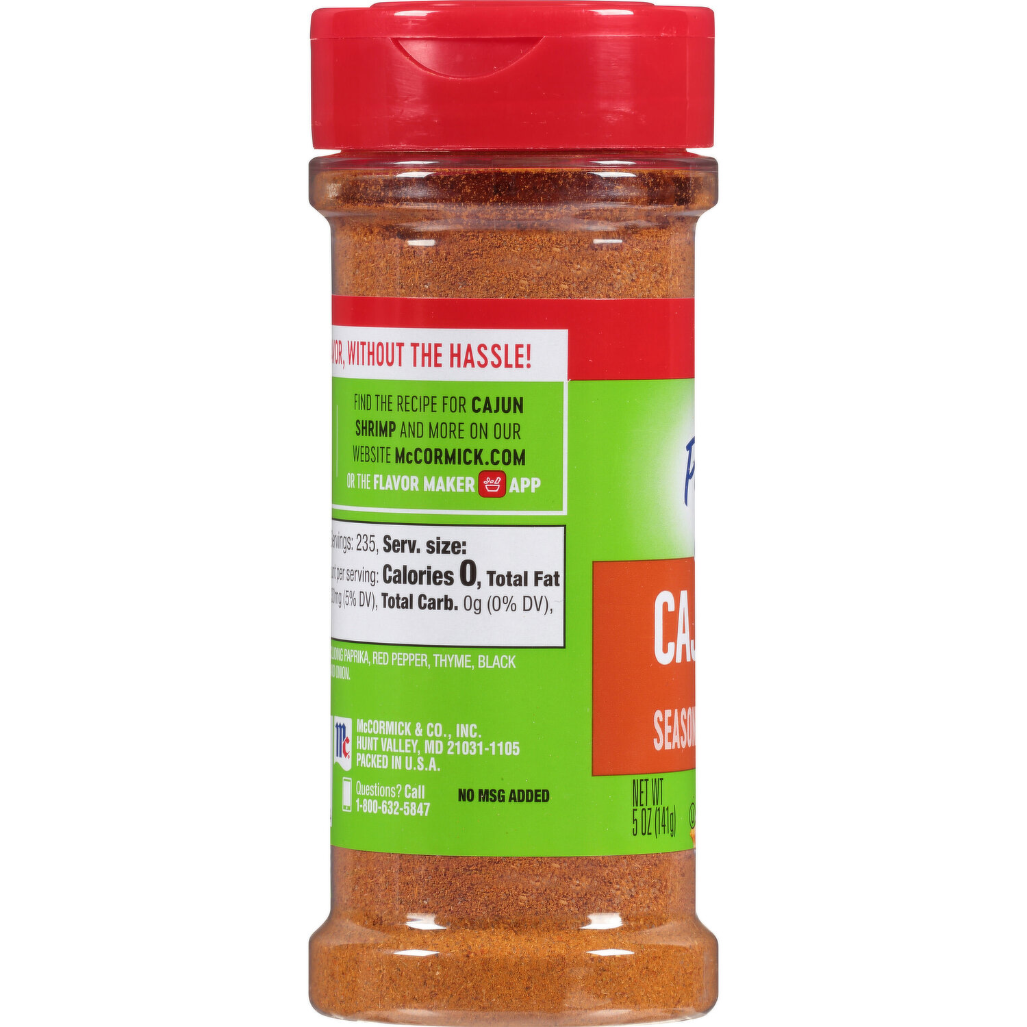 FoodWorks Griffith - McCormick Seasoning Cajun Style 35g