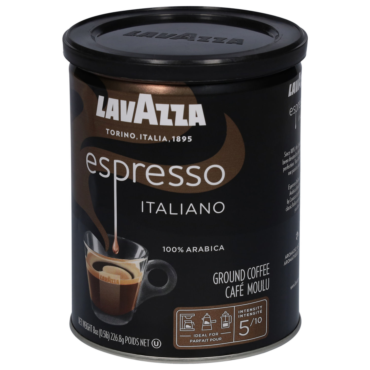  Café espresso Lavazza, 100 % café árabe de grano entero, 35.3  oz : Comida Gourmet y Alimentos