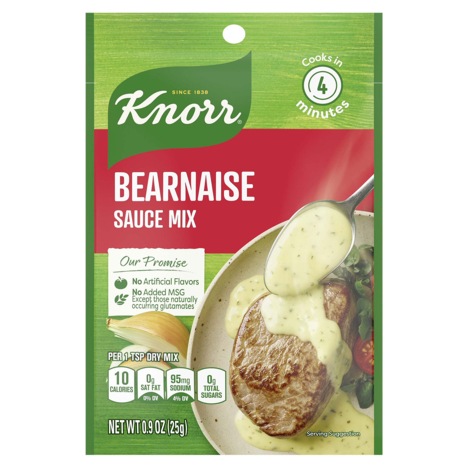 Knorr Au Jus Gravy Mix - 0.6 oz, pack of 4 Natural 0.6 Ounce (Pack